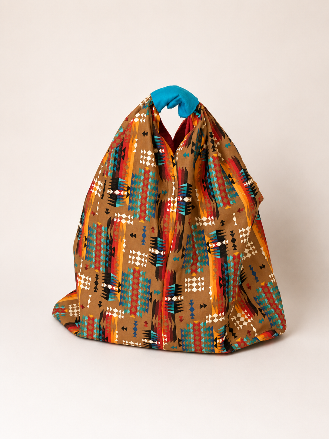 Tribal Print Luxe Hobo Bag
