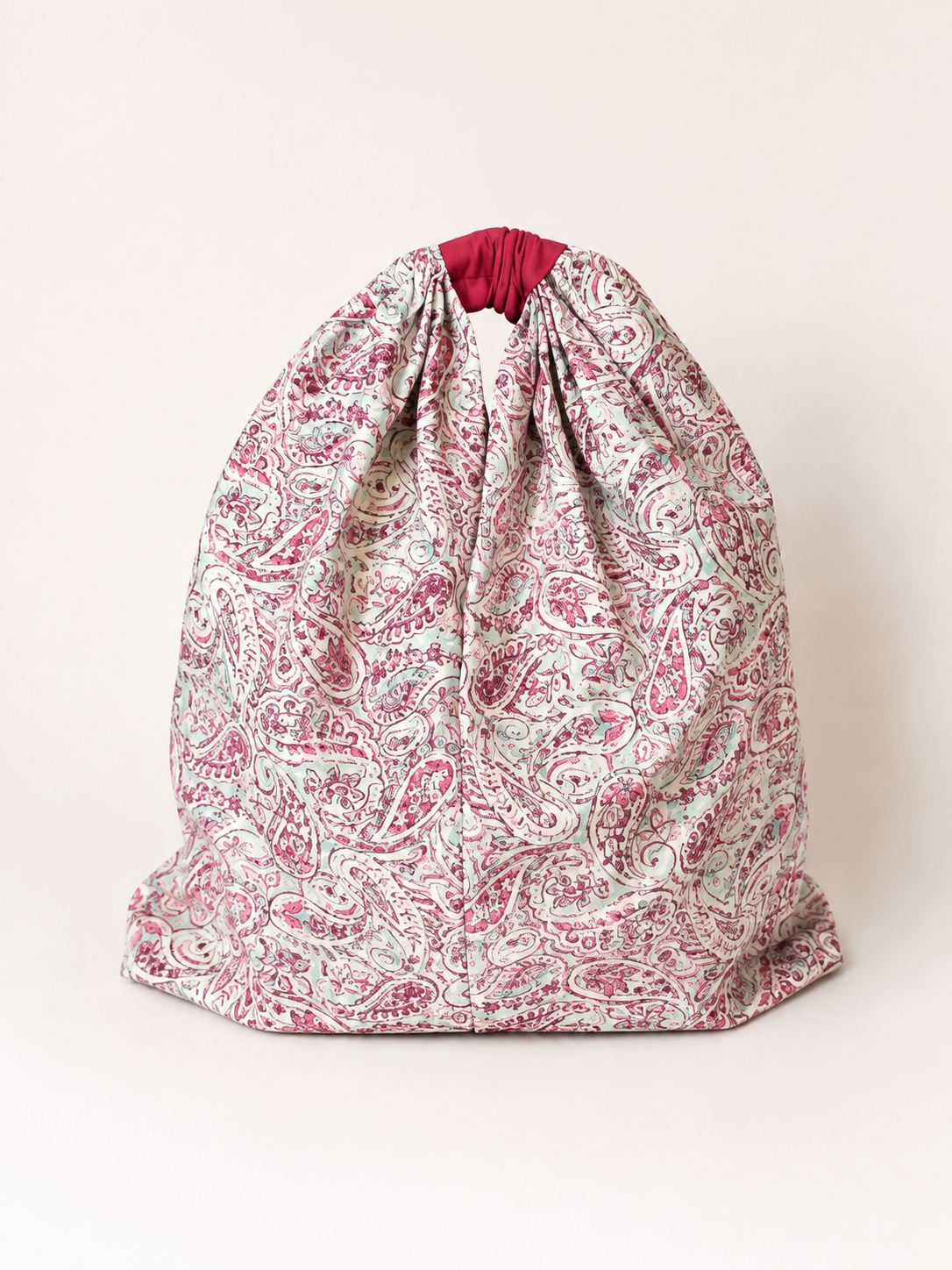 Pink Paisley Hobo Bag