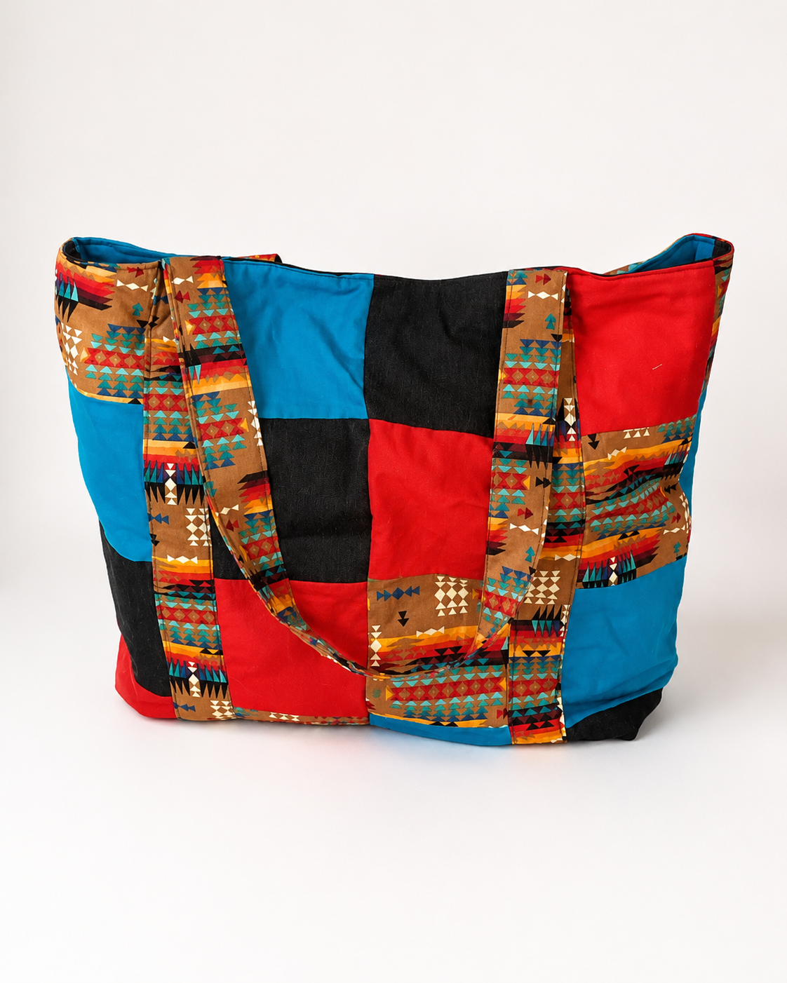 Tribal Luxe Patchwork Tote Bag