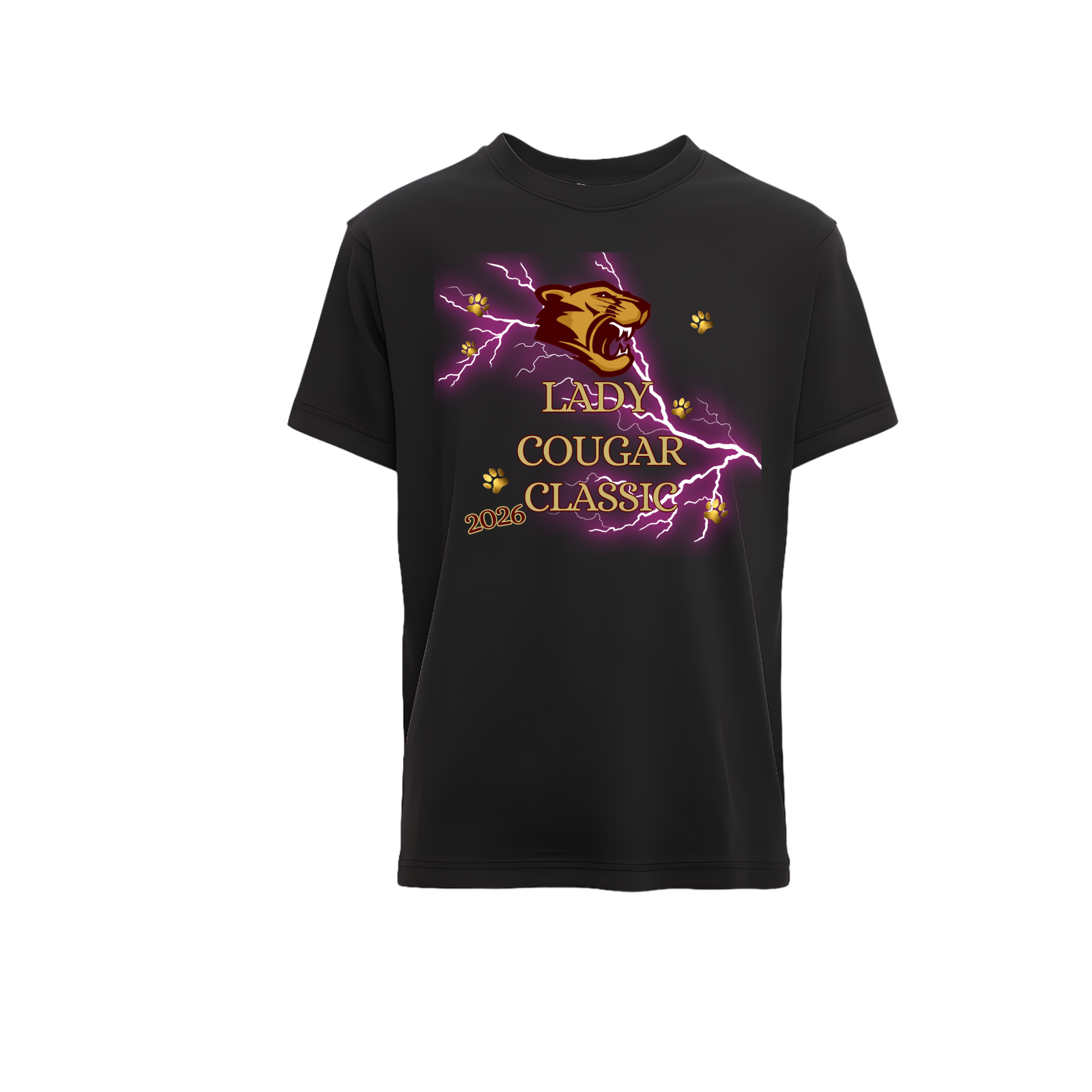 Lady Cougar Classic Wrestling Tournament T-Shirt