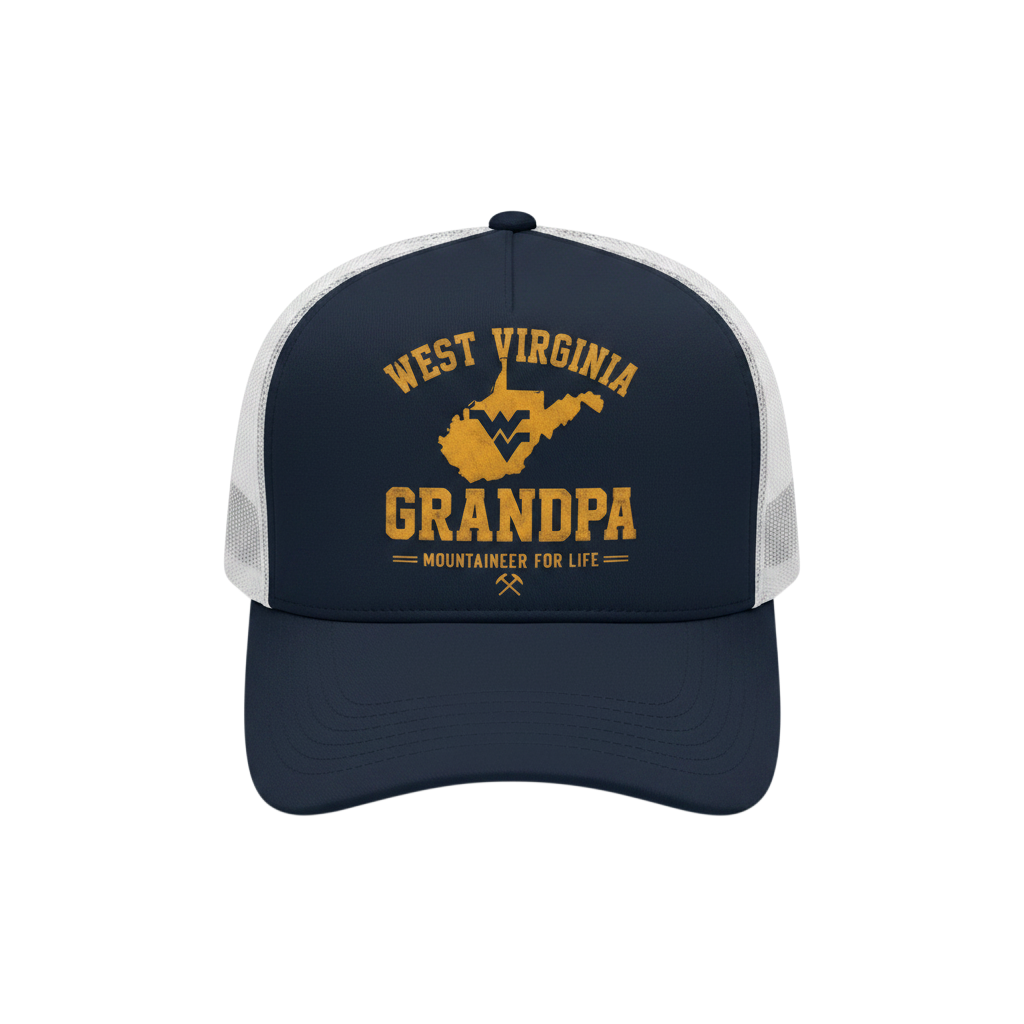 WV Grandpa - Mountaineer For Life Hat