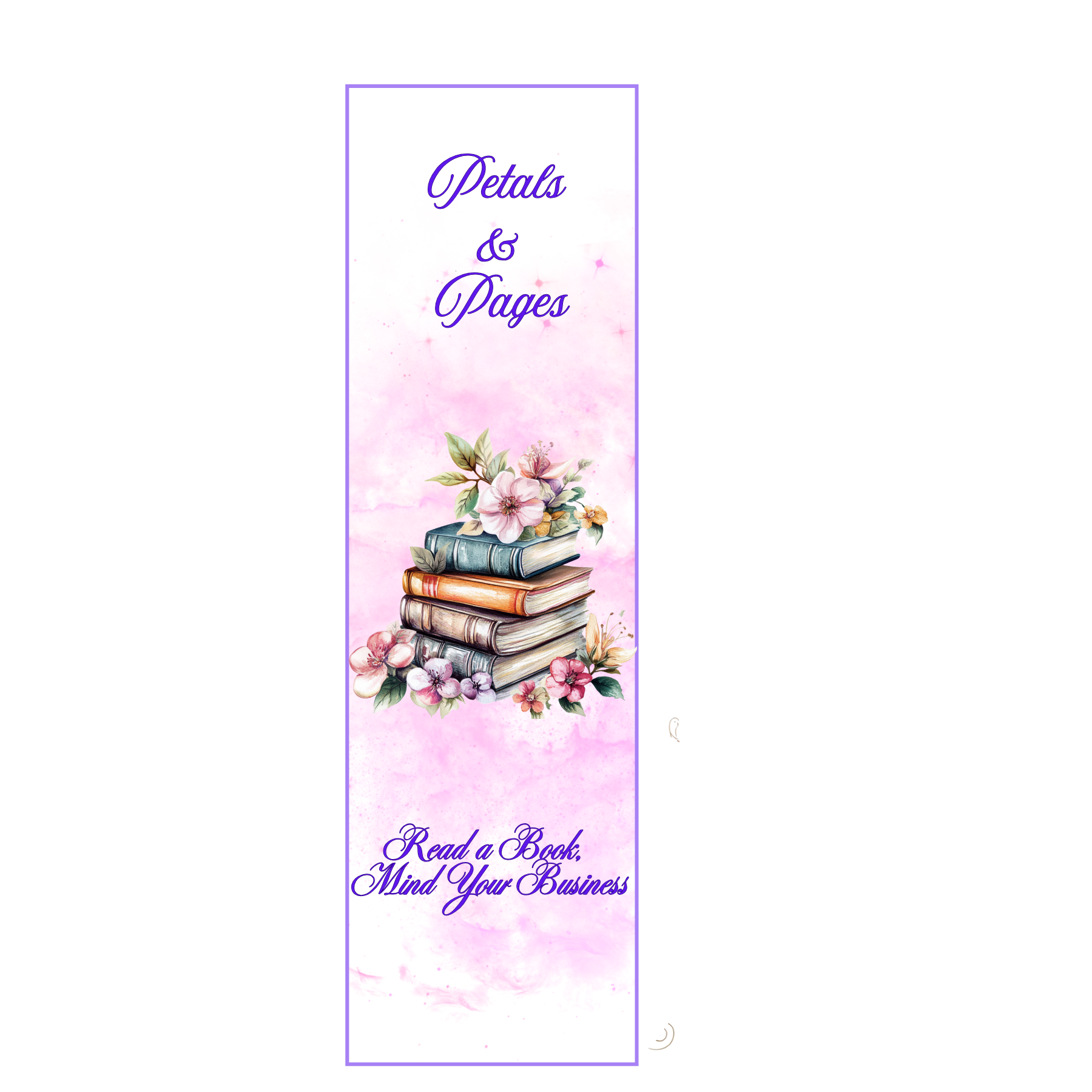 Read a Book Mind Your Business Bookmark.png