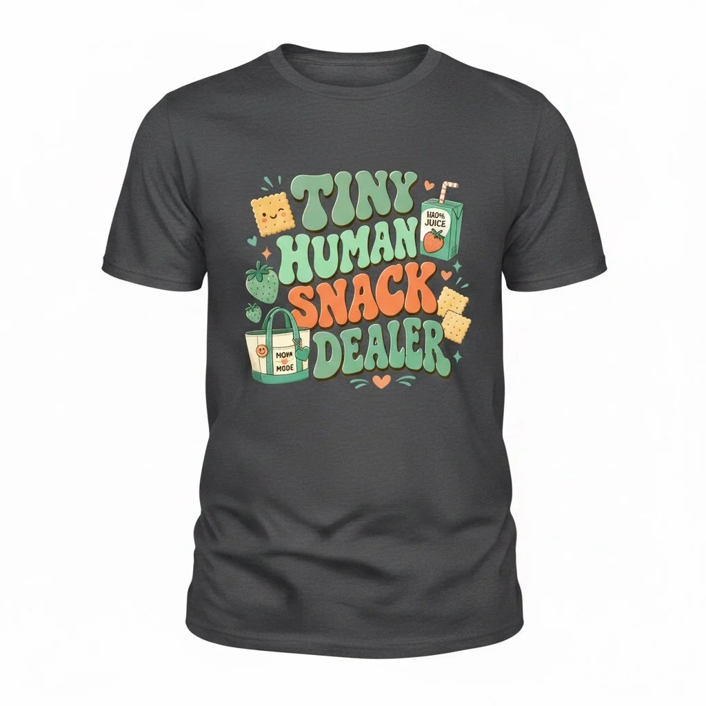 'Tiny Human Snack Dealer' T-Shirt