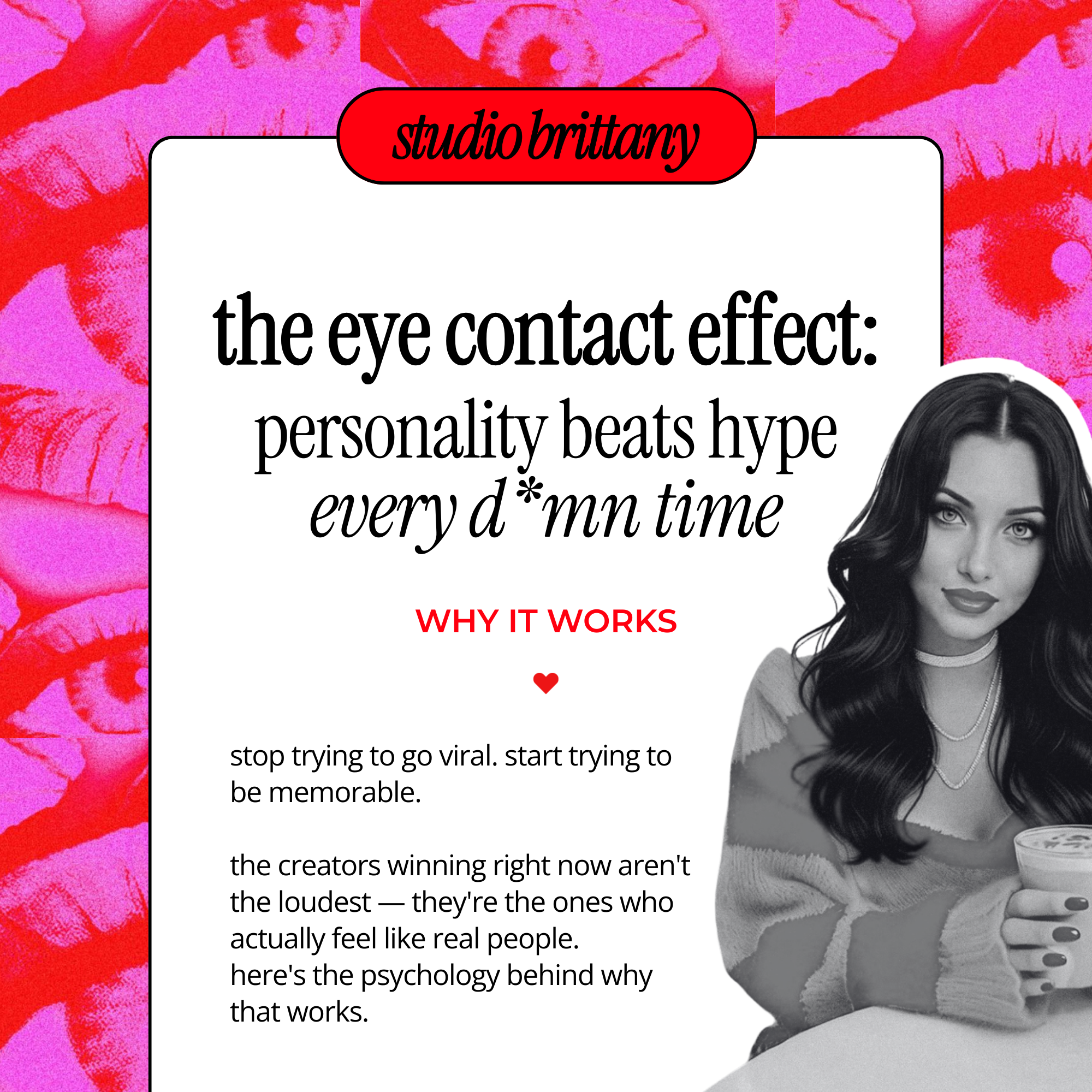 The Eye Contact Effect: Why People Follow Personality Over Hype
