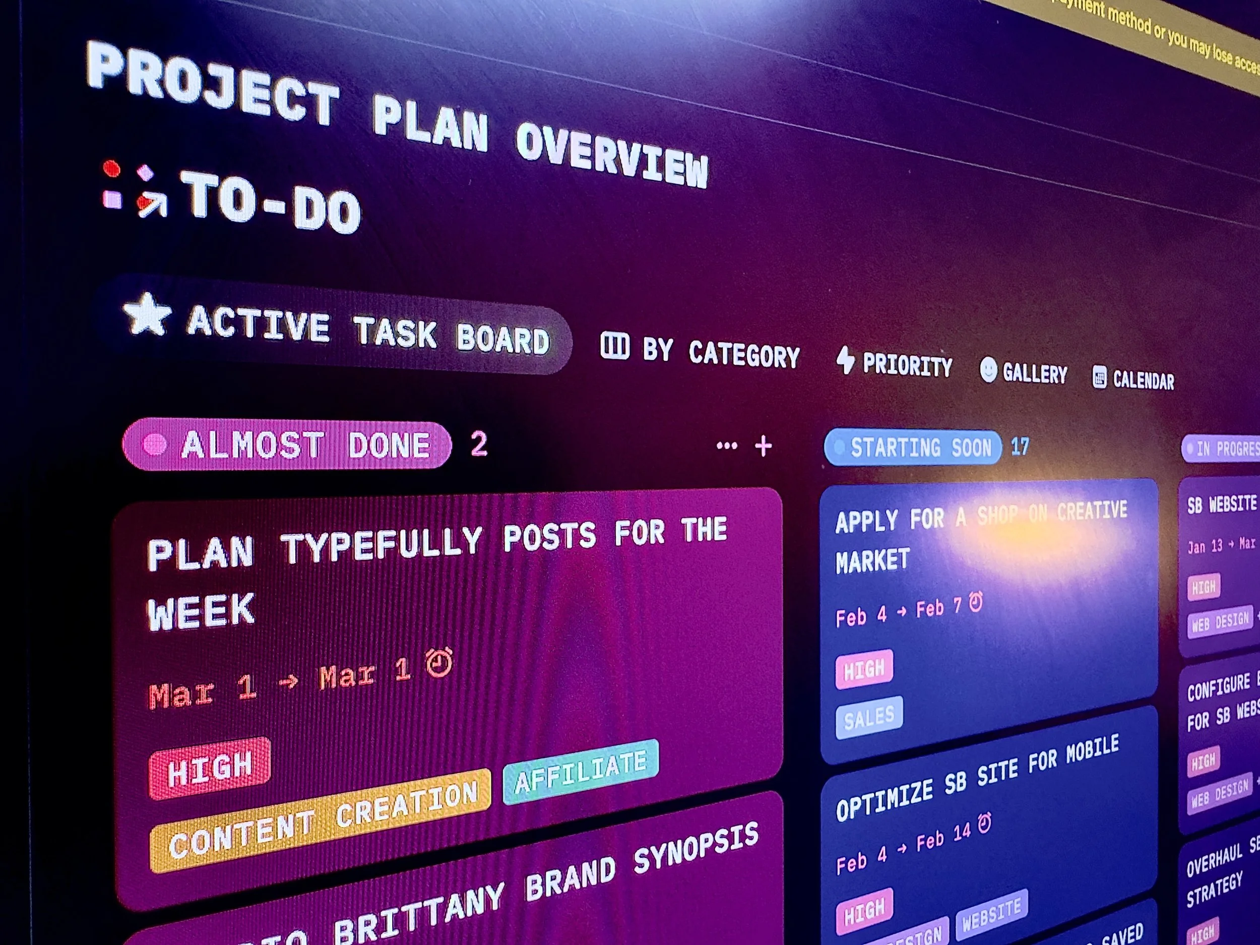 Weekly content workflow using Typefully for scheduling across Threads, X, LinkedIn, Bluesky, and Mastodon