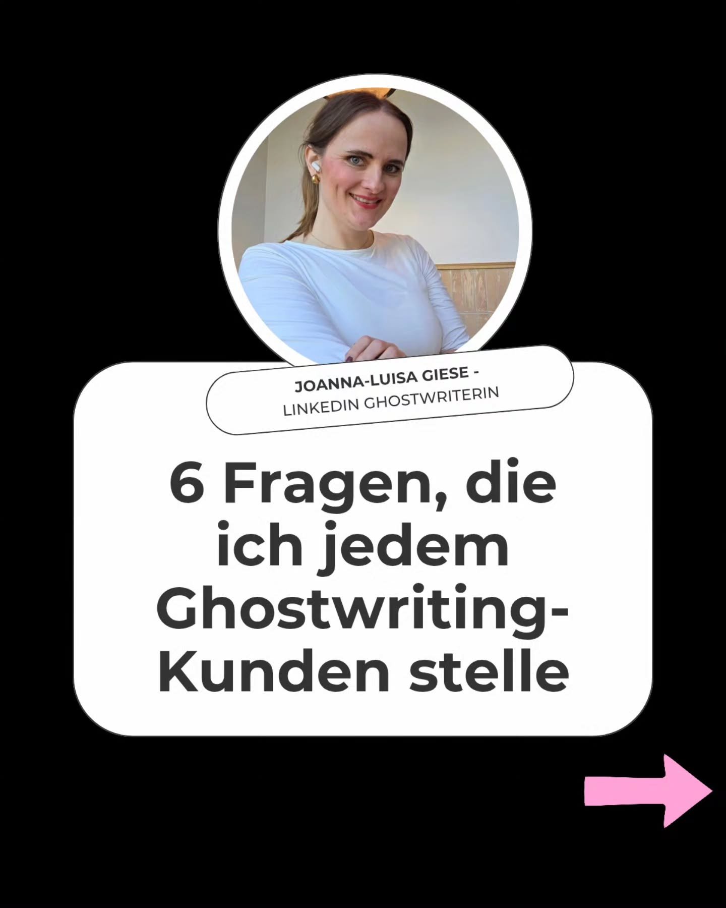 Als LinkedIn Ghostwriterin braucht man vor allem ein Skill: 

👉 Man muss gute Fragen stellen k&ouml;nnen. 

Richtig gute Fragen.

Fragen, die LinkedIn-Content und Mehrwert liefern. 

Wenn ich mit neuen Kunden zusammenarbeite, dann gibt es zu Beginn 