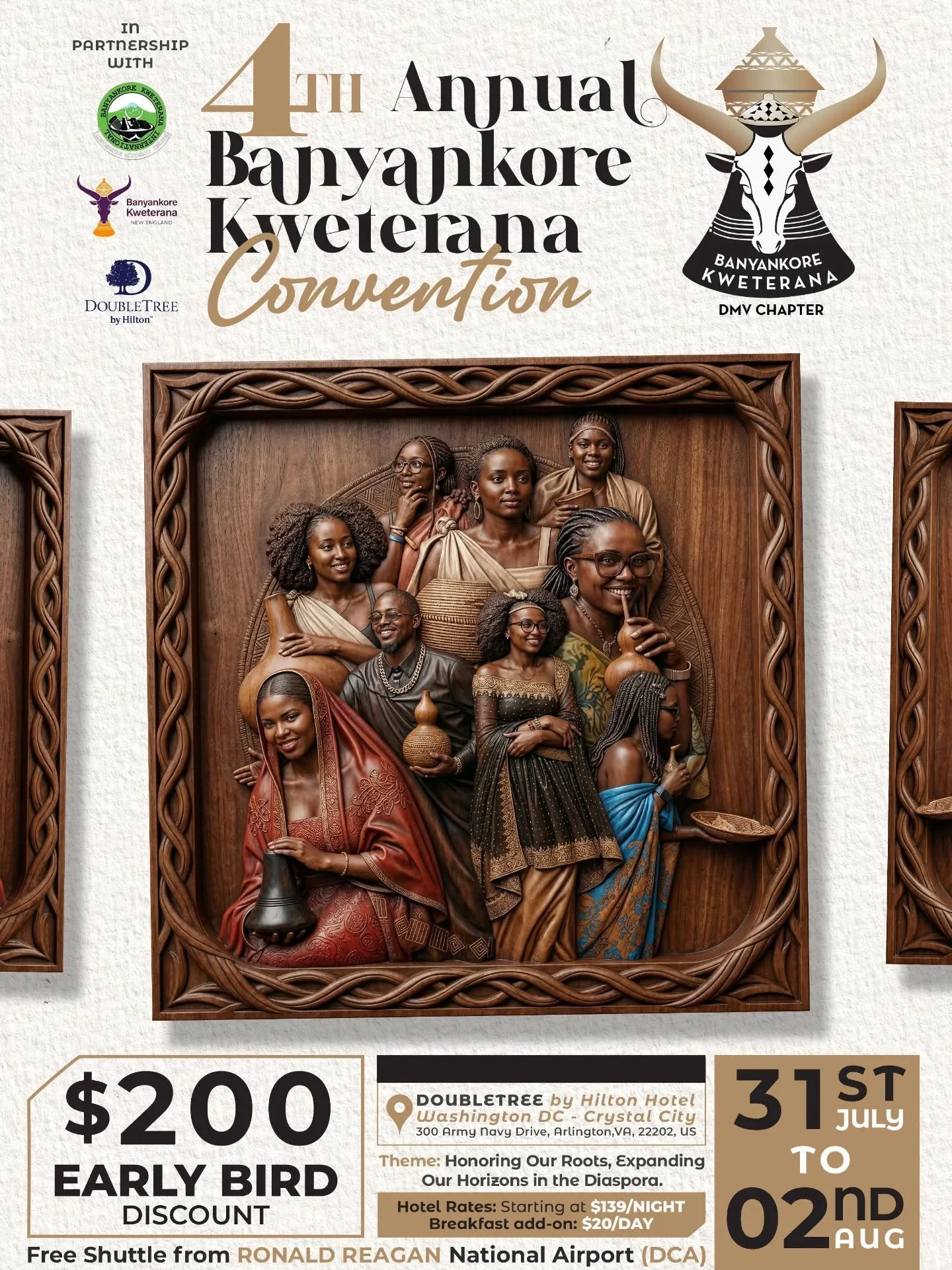 Exciting news! 

The 4th Annual Banyankore Kweterana Convention is heading to the DMV area this summer. 

This is a great opportunity to celebrate our heritage, connect with the community, and discuss our future in the diaspora.

Link in the bio for 