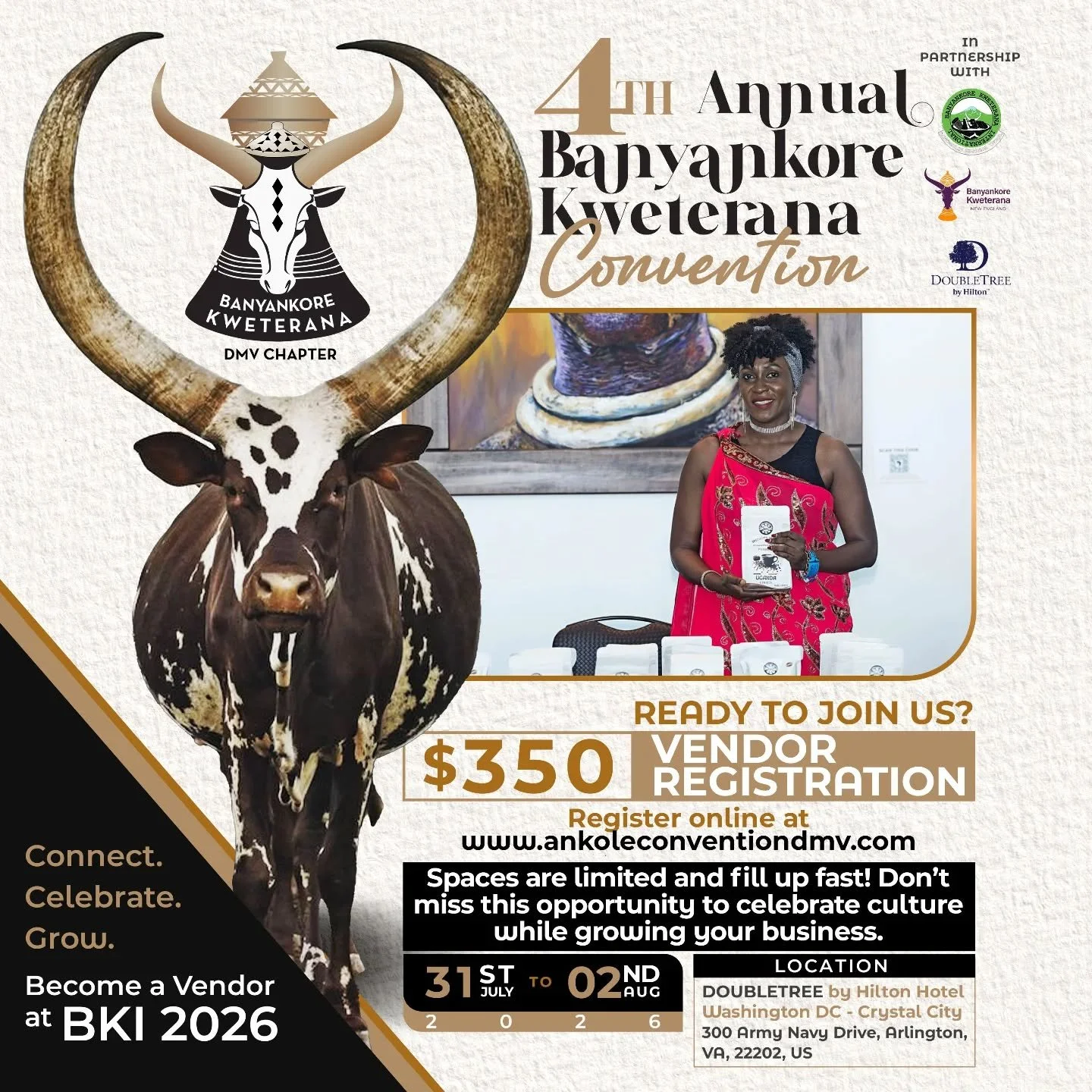 Ready to take your business to the next level? 🚀 

Join us at BKI 2026 for a weekend of culture, connection, and commerce. Whether you sell artisanal goods, professional services, or unique apparel, our vendor marketplace is the place to be!

​🔗 Li