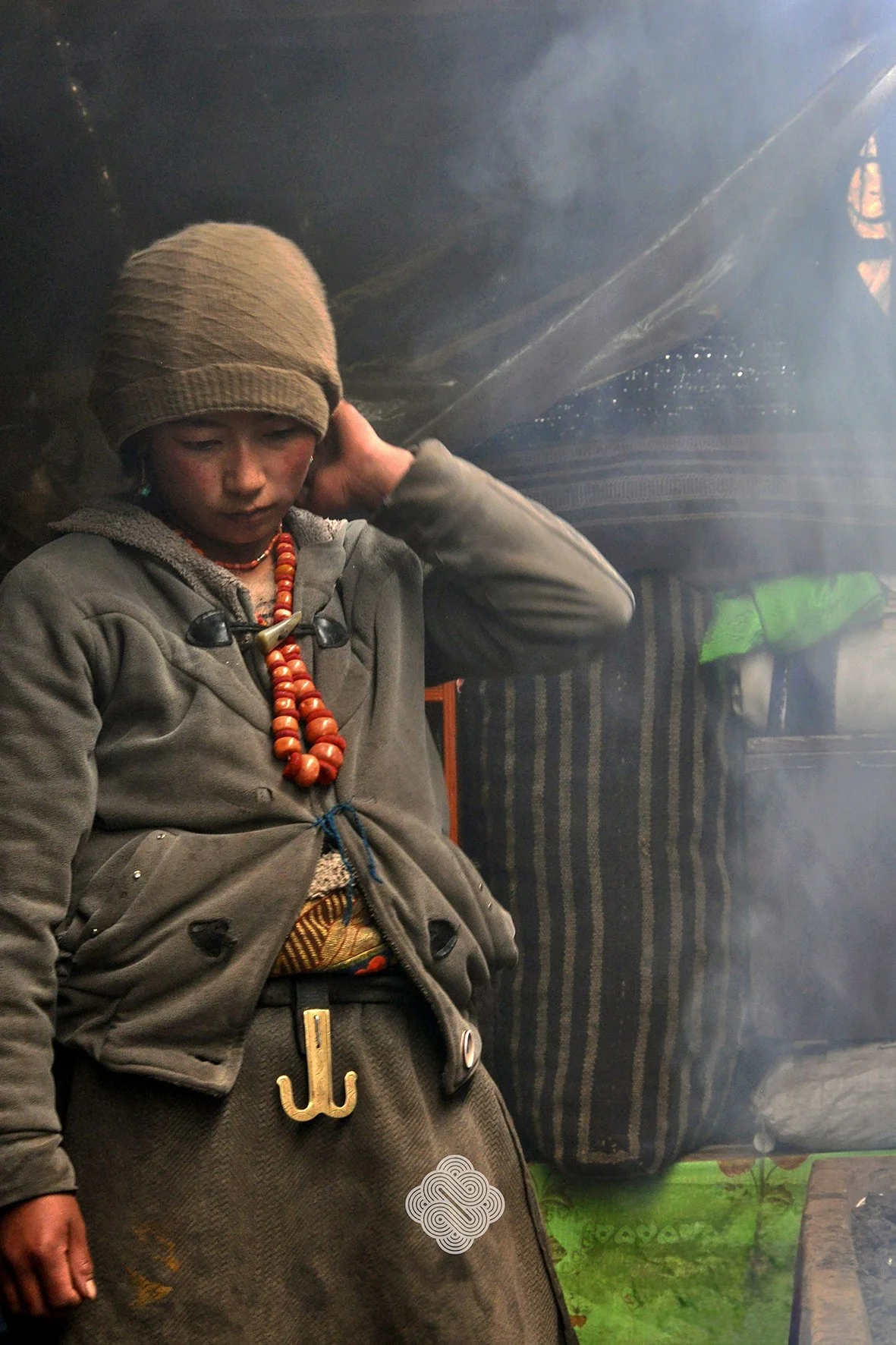 Nomadic woman, Tibet