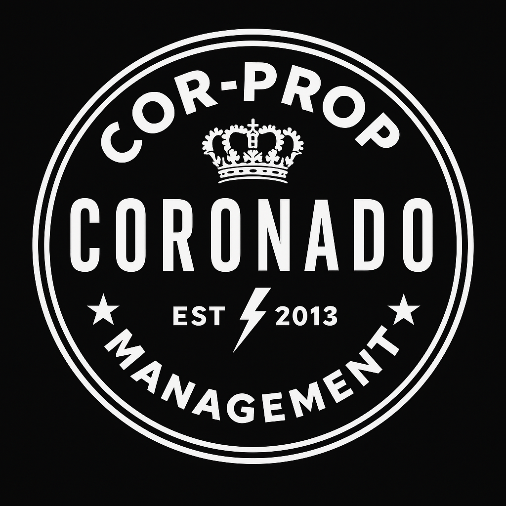 Cor-Prop Coronado Circle Logo White on Black Draft.PNG
