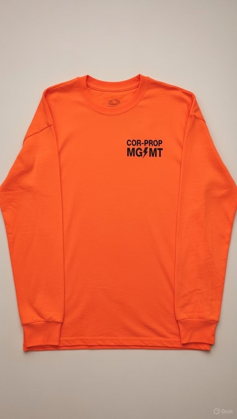 Cor-Prop Orange Long Sleeve Shirt.JPG