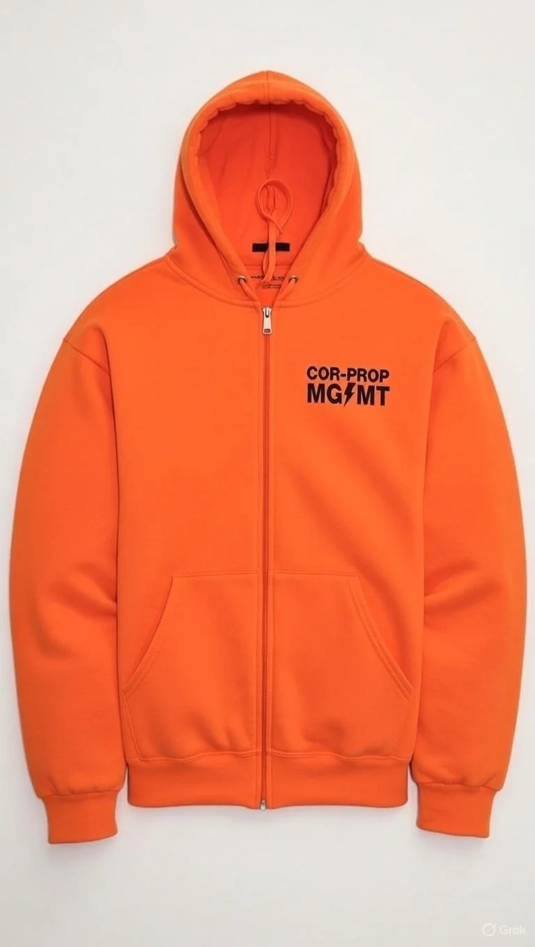 Cor-Prop Orange Hoodie Front 2.JPG
