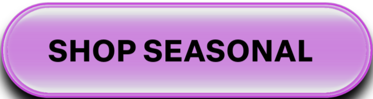 Purple rectangular button with rounded edges and a black border, displaying the text 'SHOP SEASONAL' in bold black letters.