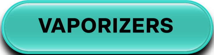 Close-up of a sign with the word 'VAPORIZERS' in bold black letters on a turquoise background.