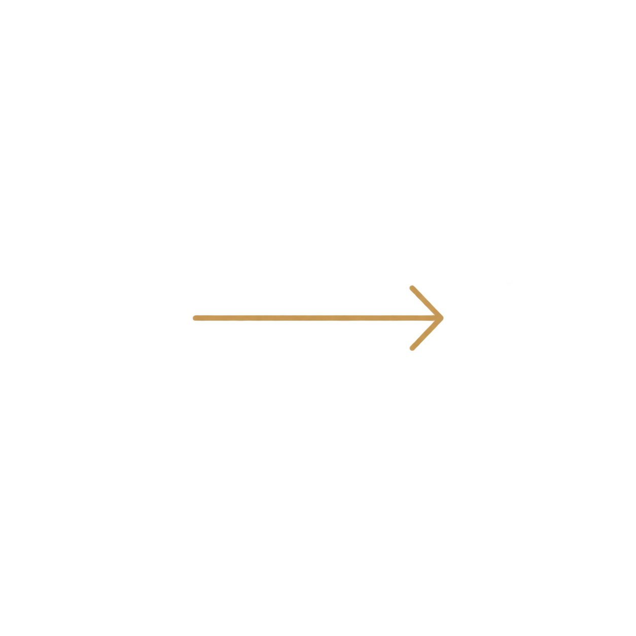 Diagram showing the process of a chemical reaction with an arrow pointing from reactants to products, indicating the direction of the reaction.