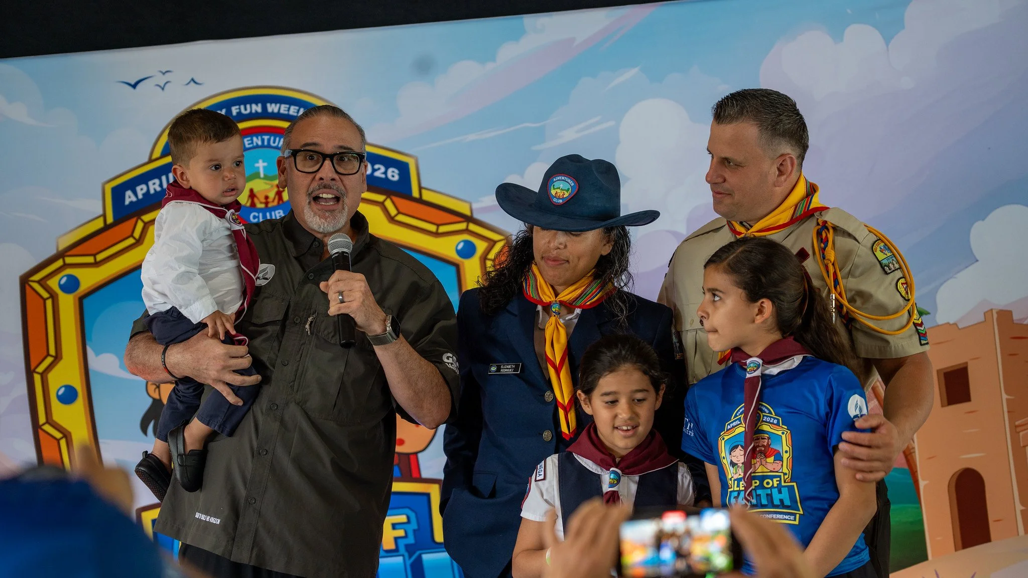 Adventurers Take a "Leap of Faith" at Camp Alamisco Family Fun Weekend By Diego Coello