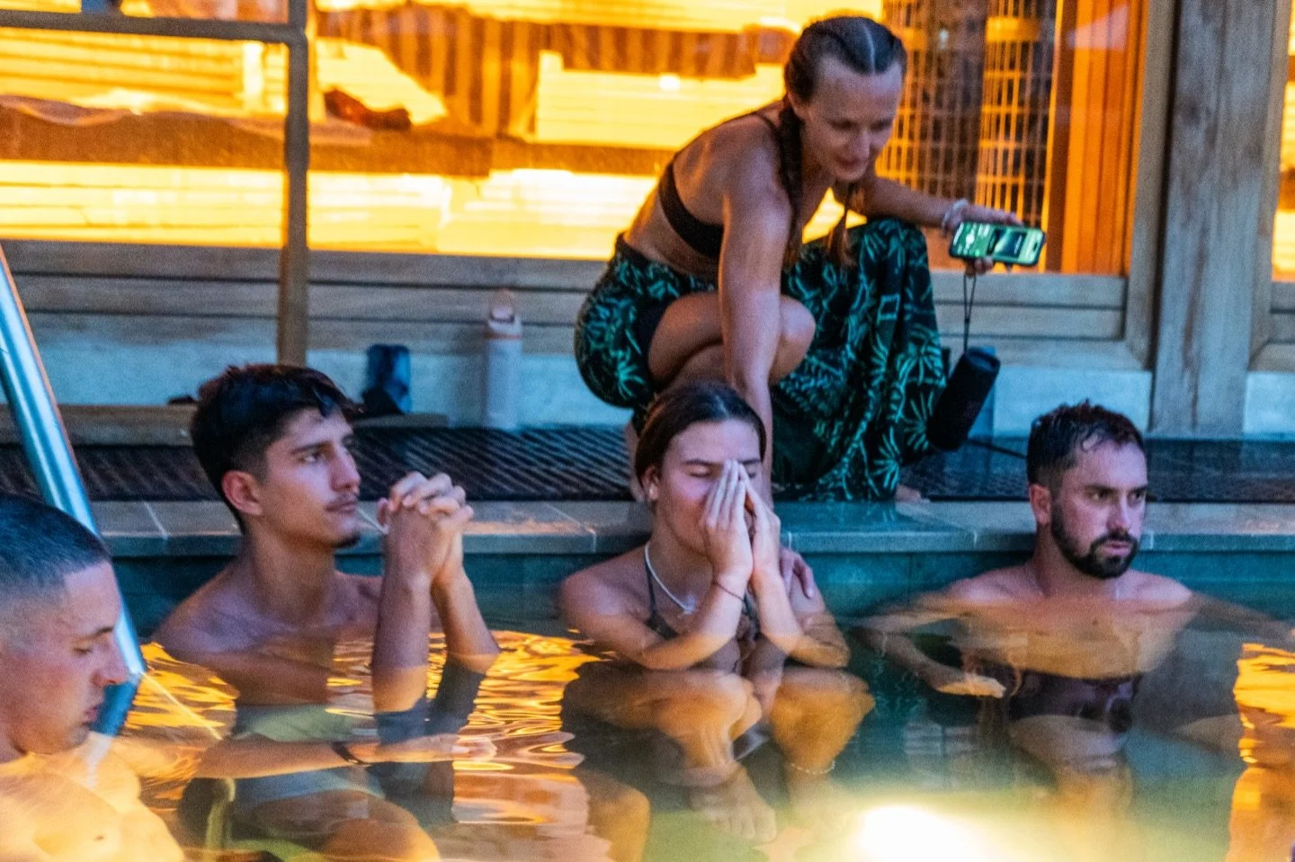 The first step into cold water is a shock.
Your body tightens, your breath speeds up, and every instinct tells you to get out.
That&rsquo;s your nervous system doing its job.

But you don&rsquo;t have to face that moment alone.

With a guide &mdash; 