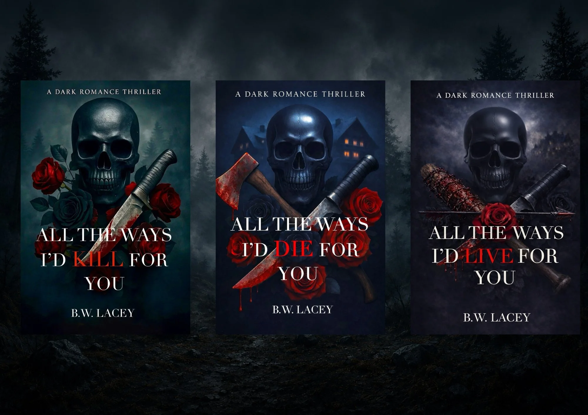 Signed Paperback Psychotic Devotion Trilogy Bundle