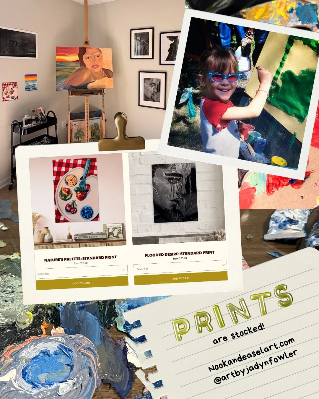 Behind every piece is a little more than paint - it&rsquo;s month&rsquo;s of learning, late nights, and figuring out how to turn a lifelong love of art into something I can grow and share.

If you&rsquo;ve ever connected with one of my pieces, I hope