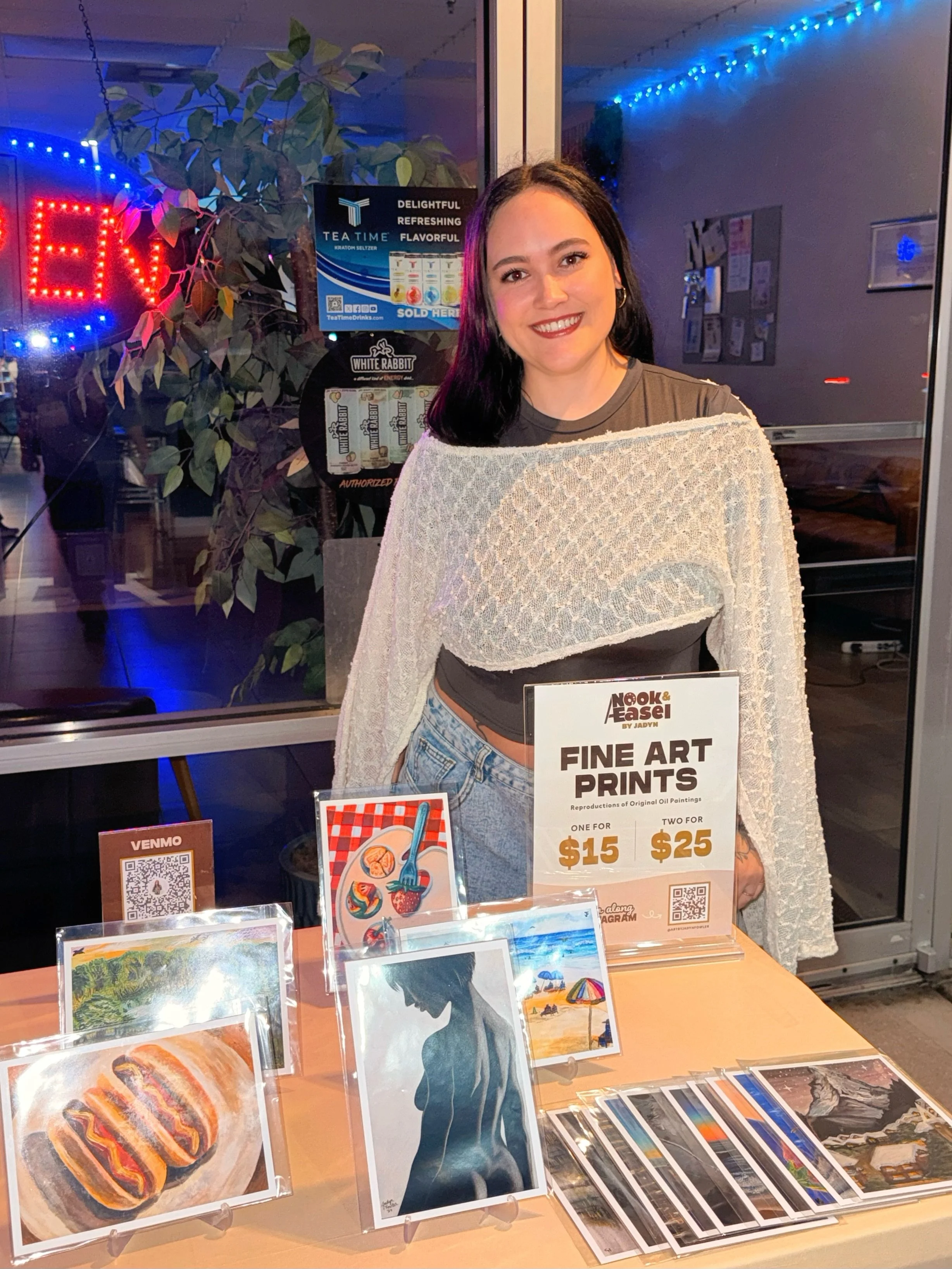 First little art market was a success🥰 Can&rsquo;t wait to pop out to more this year with @sofisdigitaltrinkets to share my art with as many people as possible!!! thanks to everyone who came to support and say hi🫶 love u all forever
