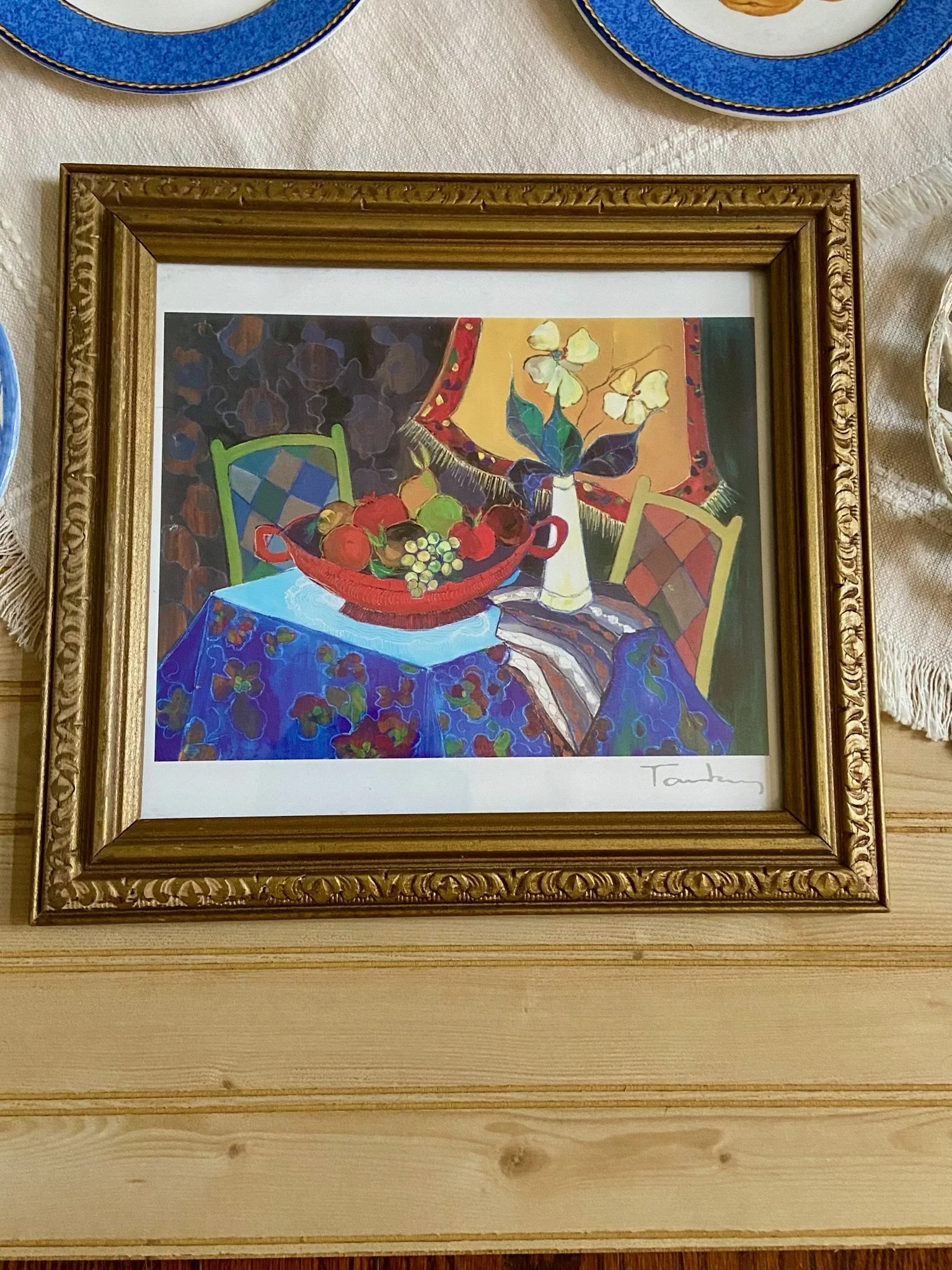 "Too Cold at Home" Framed Seriolithograph by Itzchak Tarkay