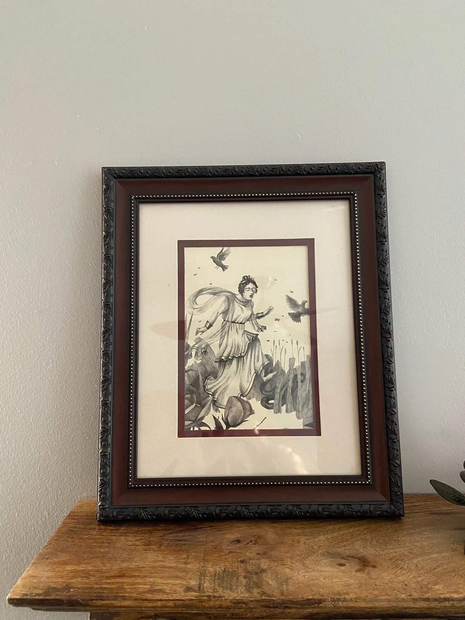 Ornate Framed Greek Mythology Art Print