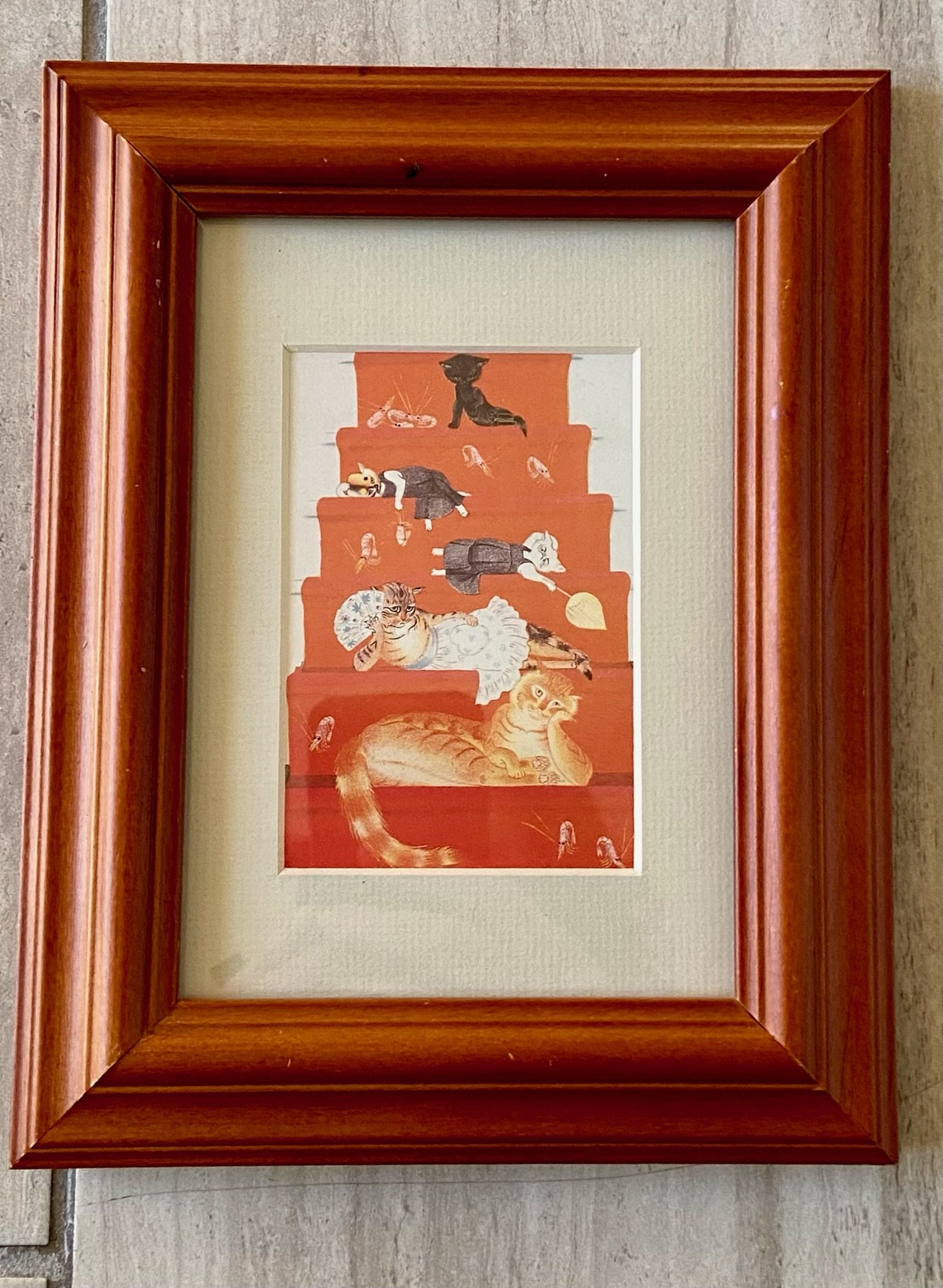 Orlando the Marmalade Cat Framed Vintage Print