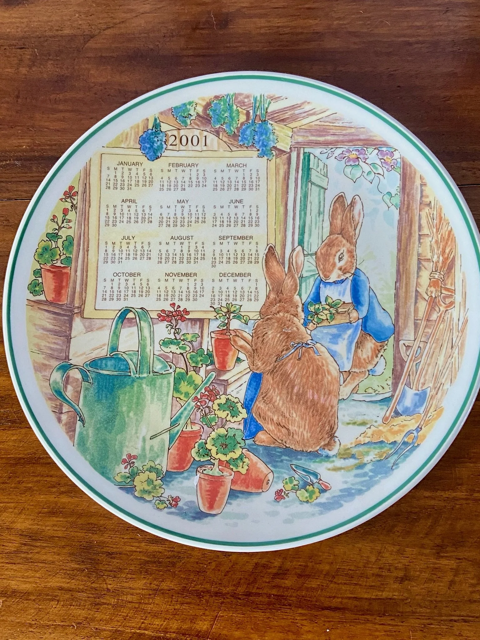 Wedgewood Peter Rabbit 2001 Collector's Plate
