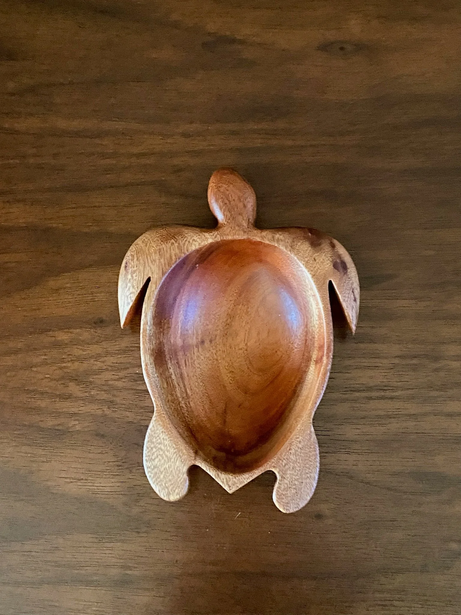 Philippine Handcarved Wooden Turtle Dish