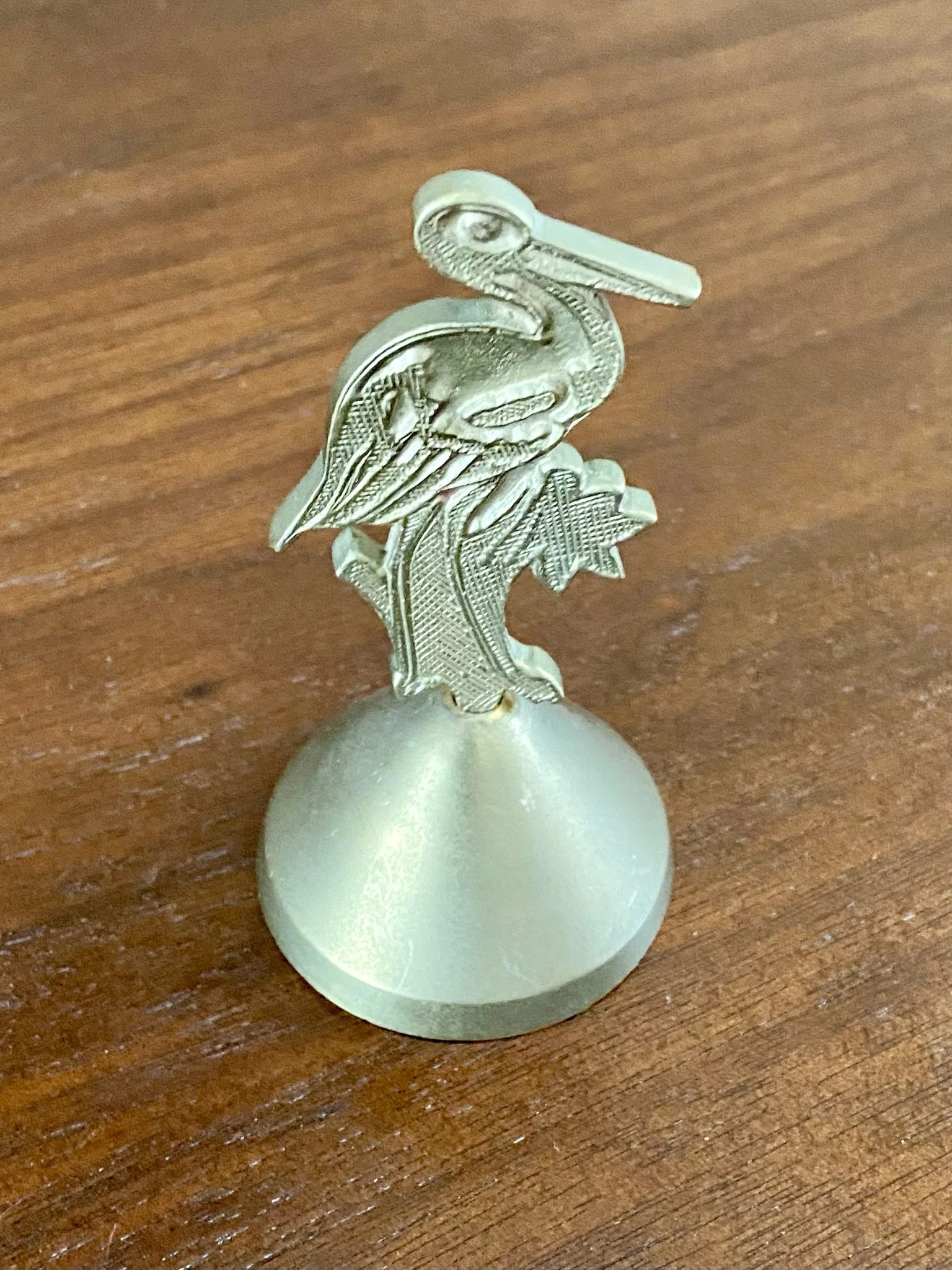 Vintage Brass Pelican Bell