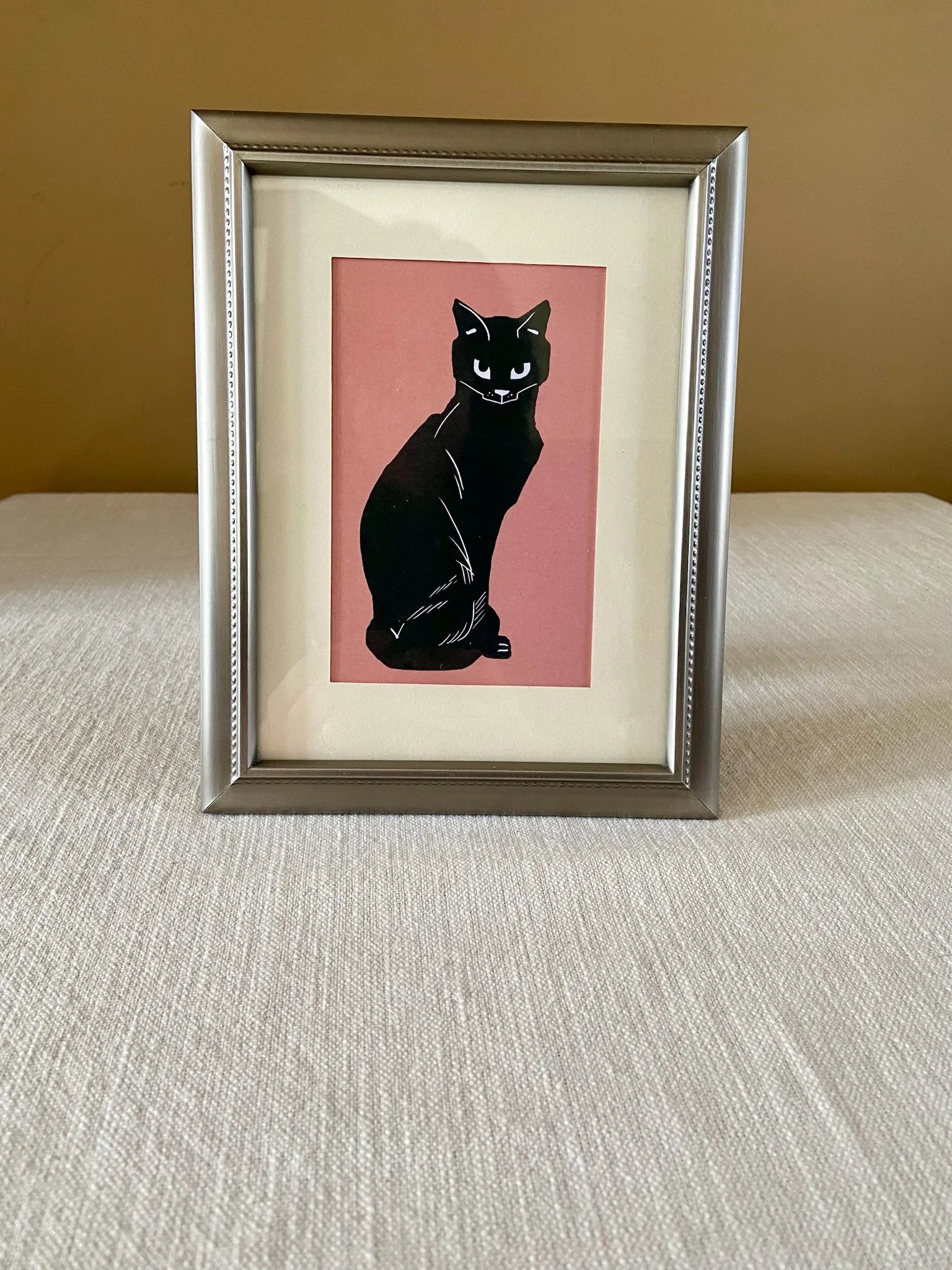 Framed Art Print "The Witch's Cat"