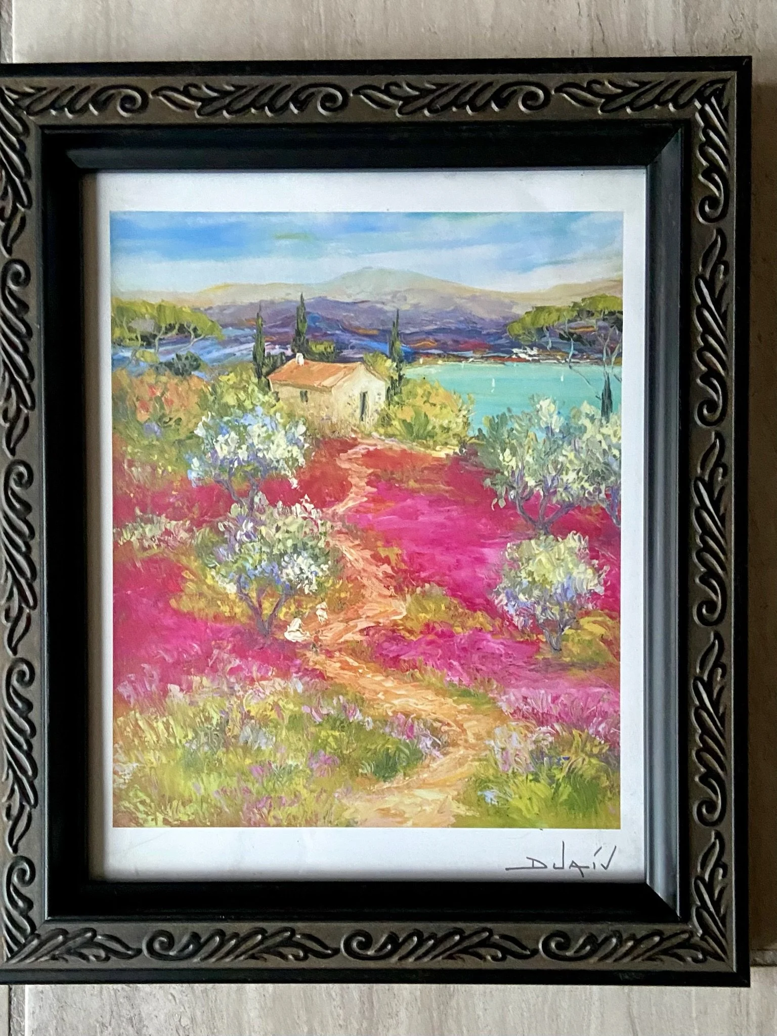 "Arrivee au Lac"  by J. Duaiv