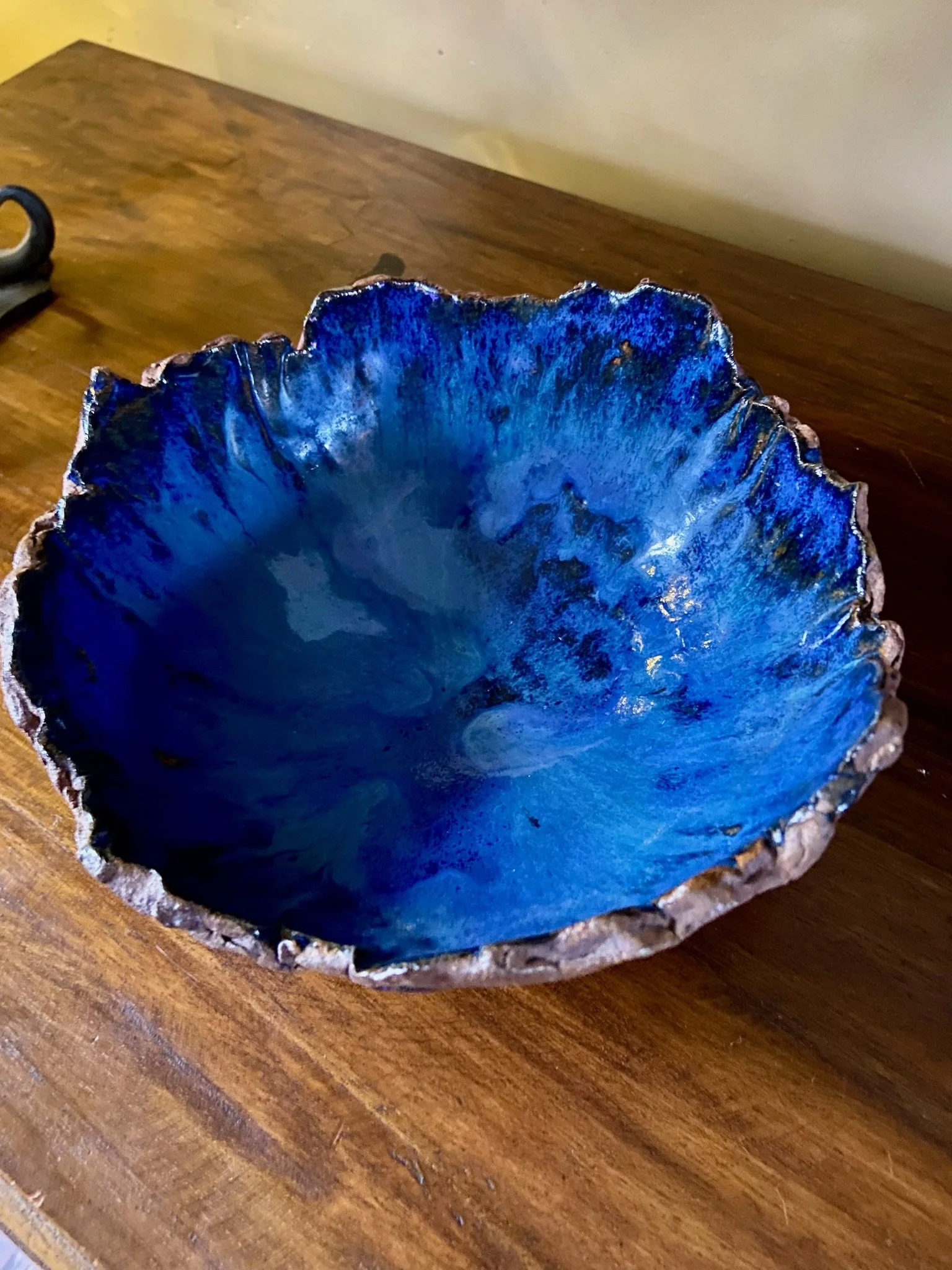 Desert Dogs Designs Pottery Dish by Jim Curran