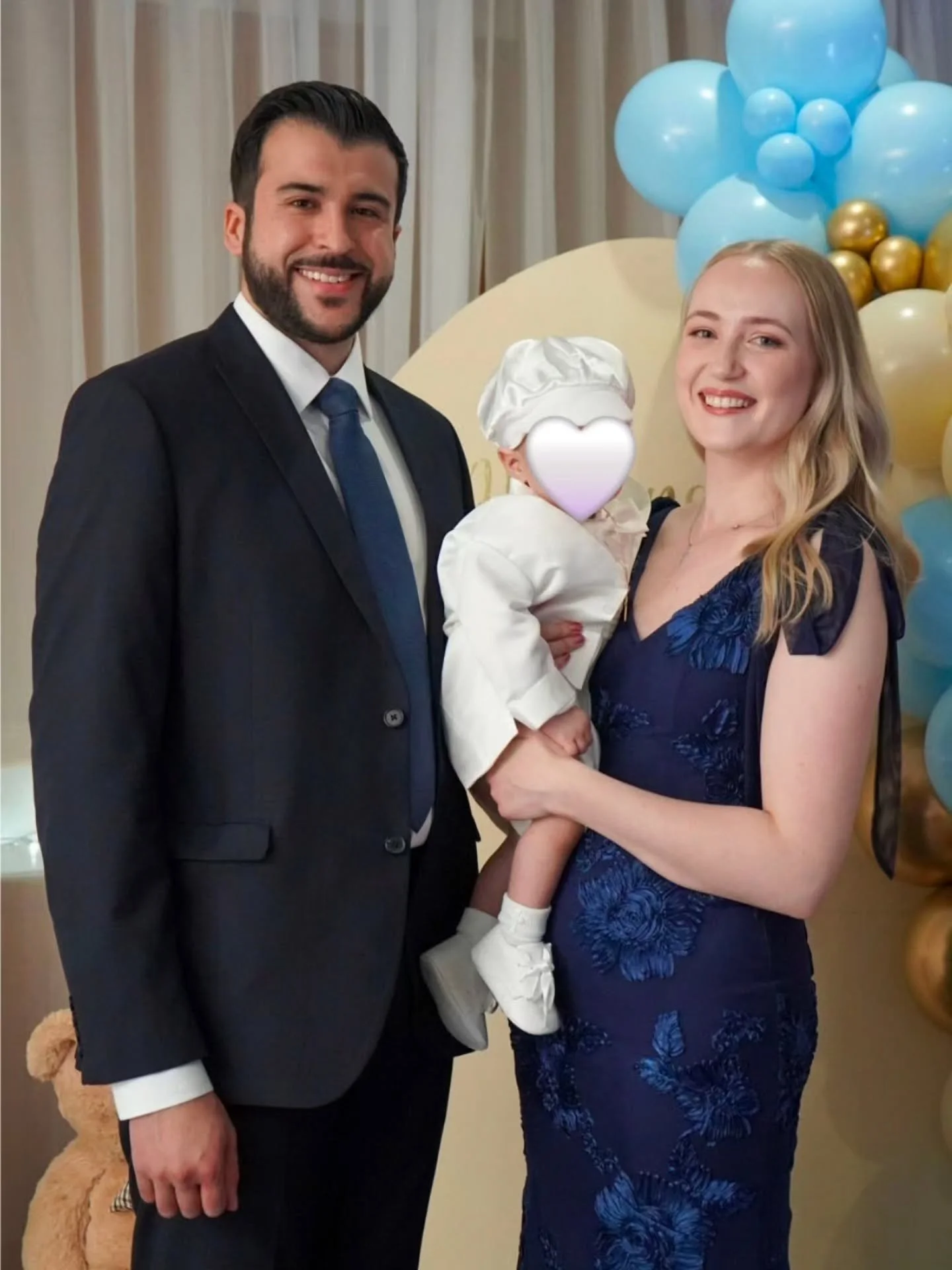 🤍Baby Alexander🤍
Such lovely photos from baby Alexander's Christening Day last weekend 💙

He looked absolutely adorable in our Theo romper, hat, cross shoes and cross socks. The outfit suited him perfectly! The hat was a great finishing touch and 