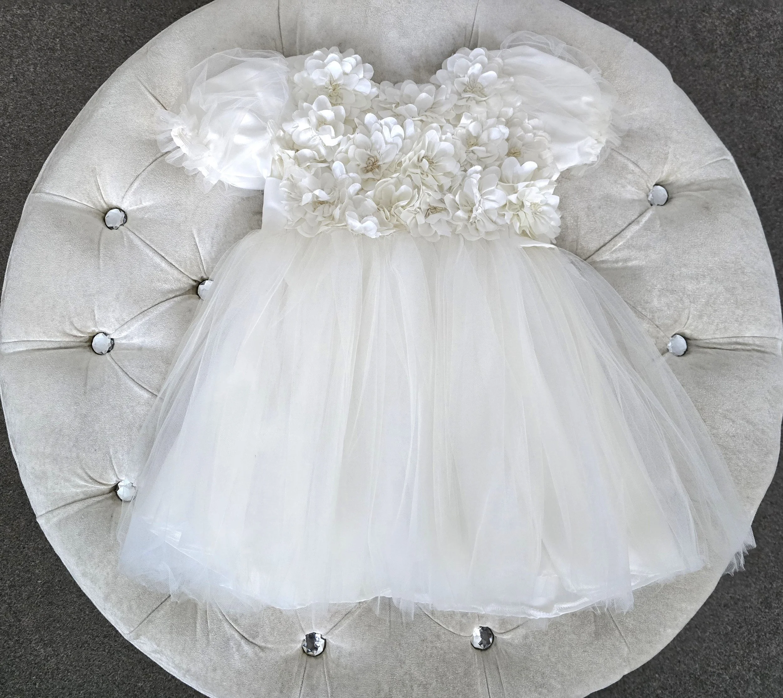 Selena Silk Flower Dress