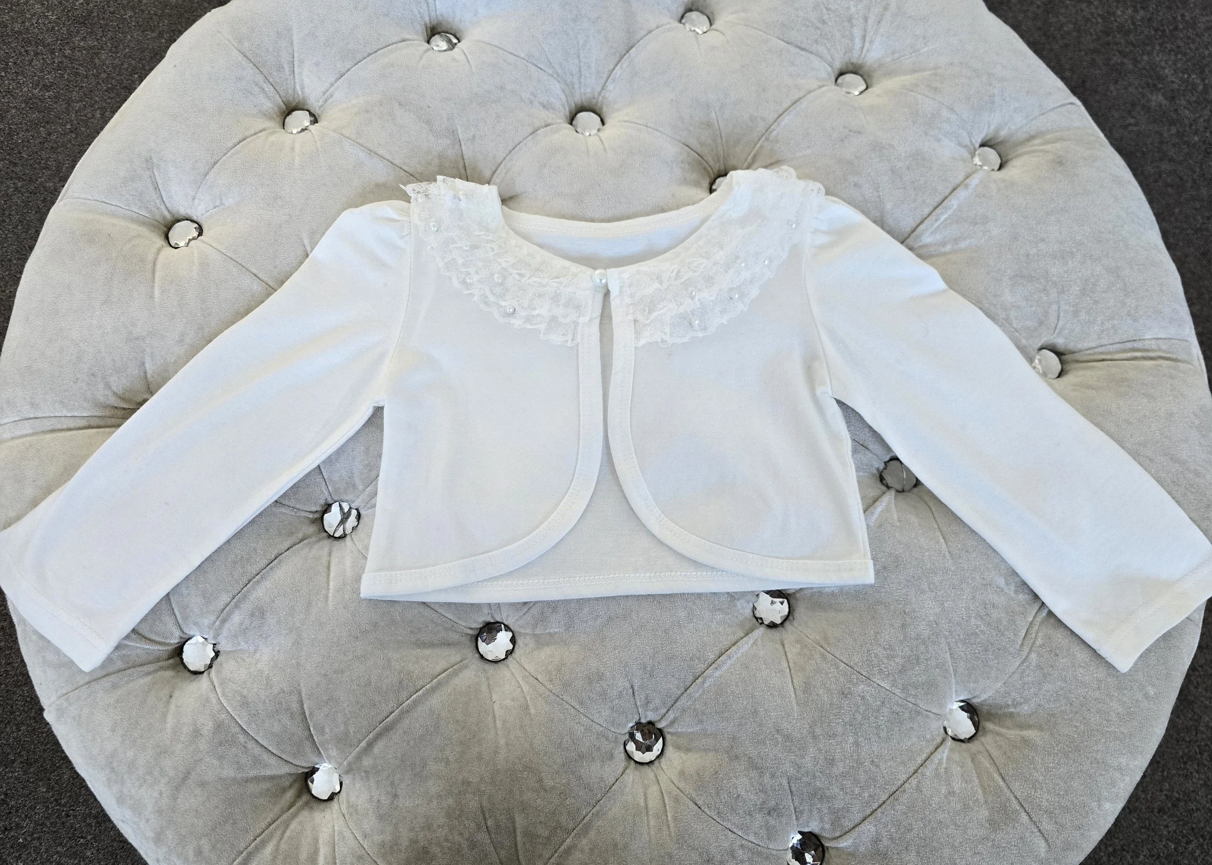 Pearls & Lace Cardigan