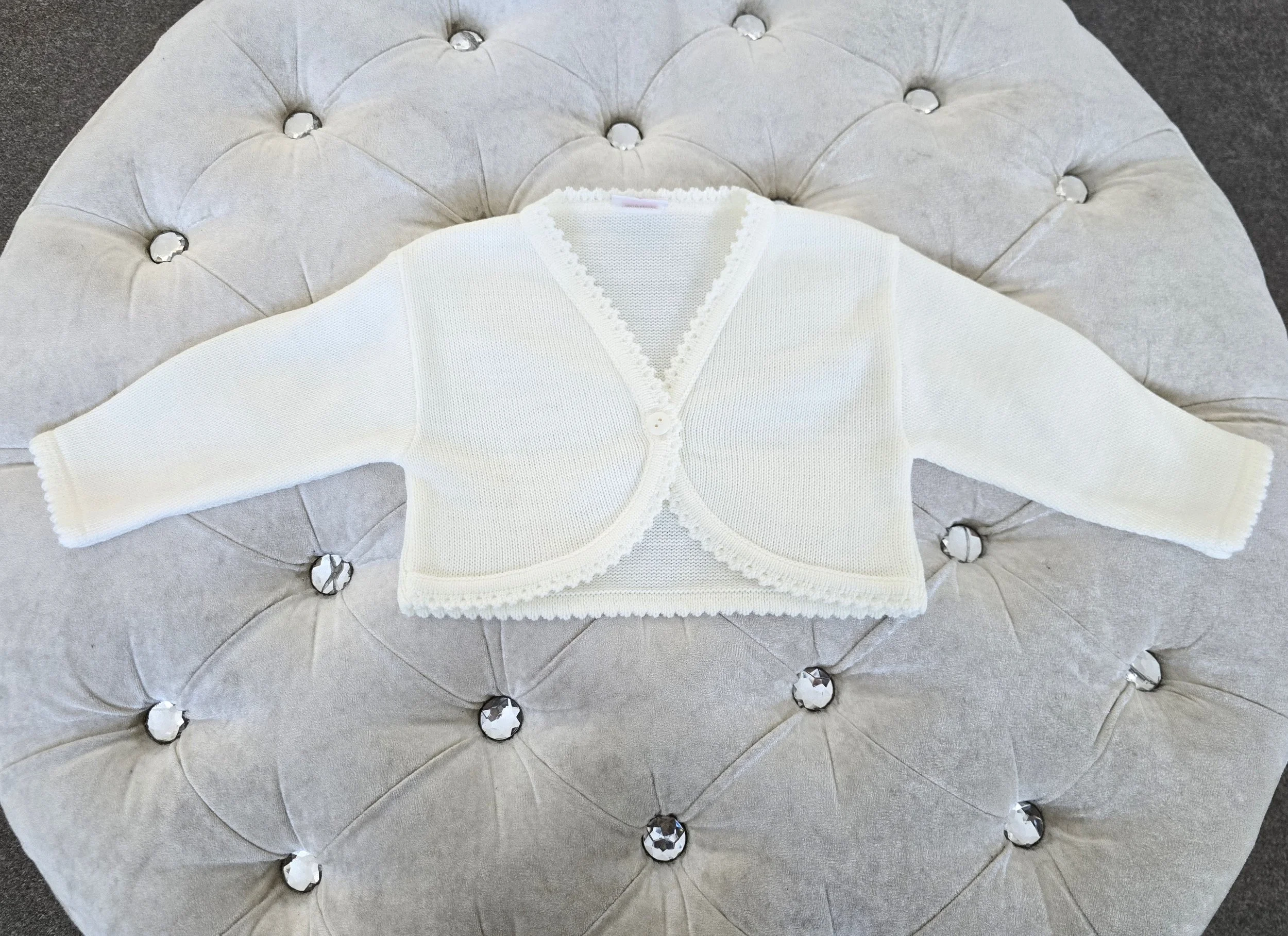 Baby Girls Ivory Cardigan
