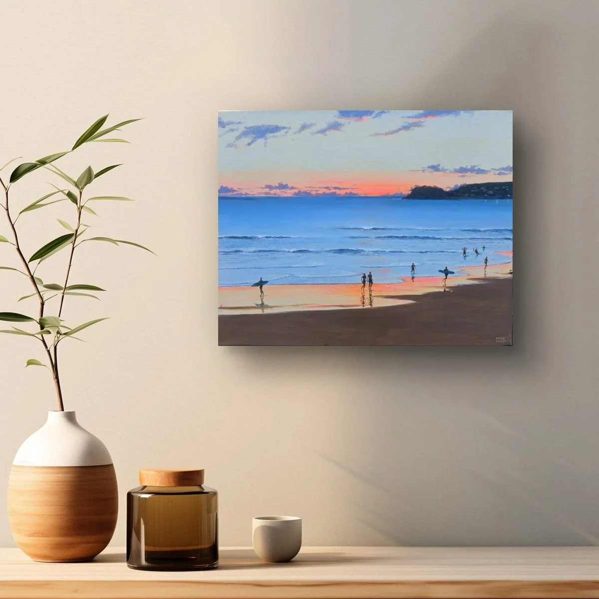 Shelly Beach Sunrise — Original Painting -room40 ×50 cm.jpeg