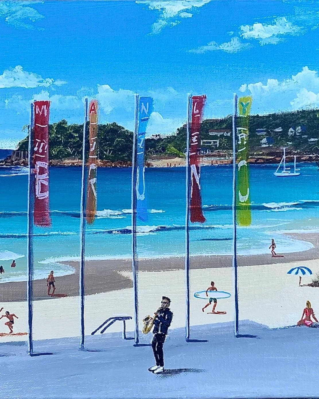 Bruno , the sax player.