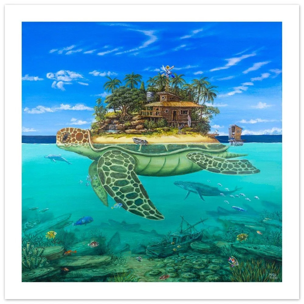 Turtle Nomad- Fine Art Paper Print