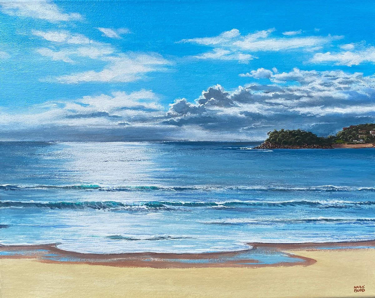 8:30am Manly To Shelly Beach - Manly, Sydney, Australia | 40 x 50 Cm