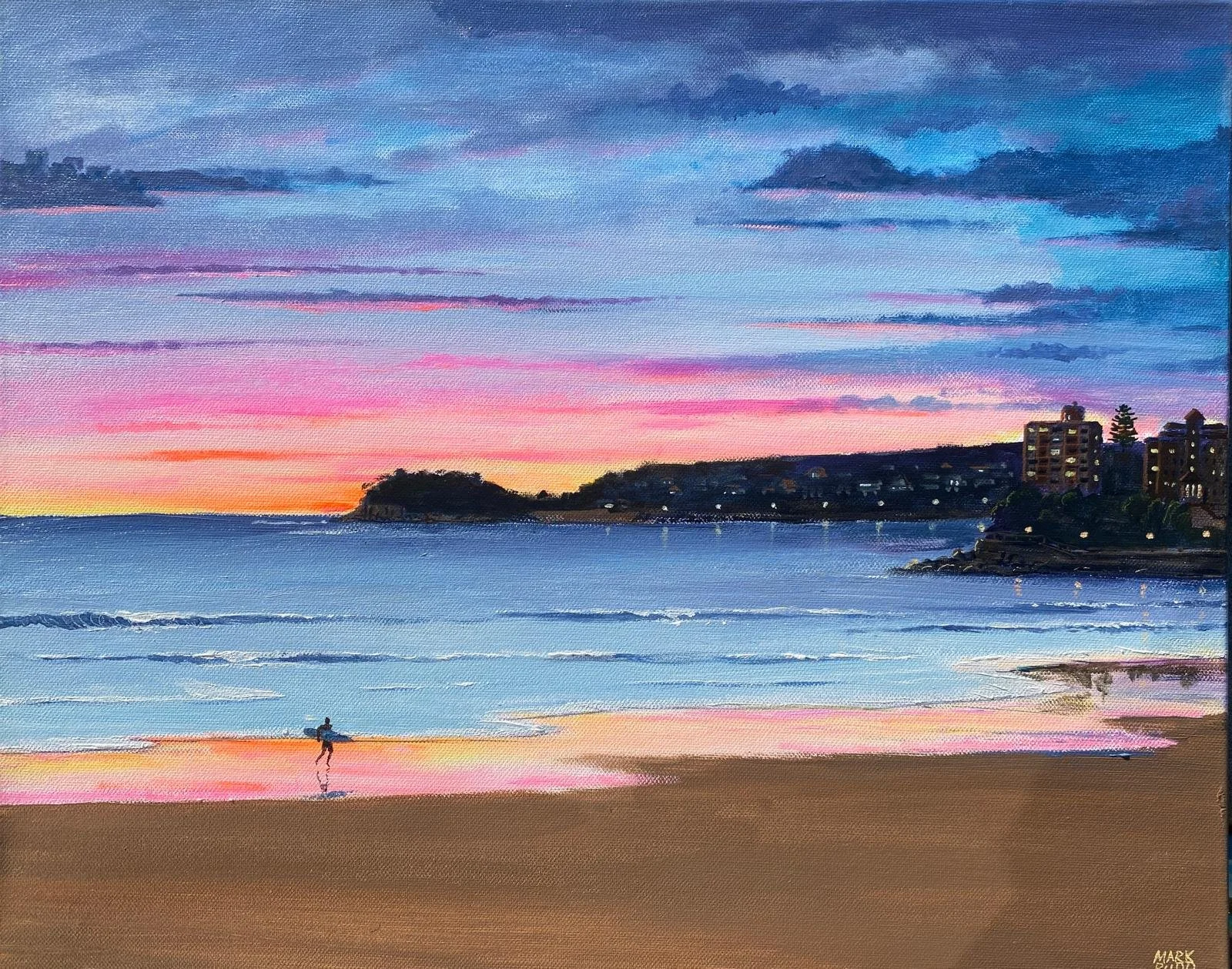 Shelly Beach In The Clouds (50 × 40 Cm)