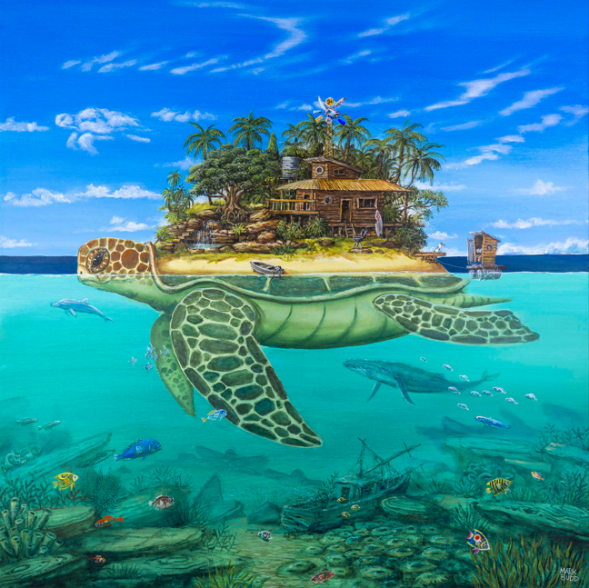 Turtle Nomad- Fine Art Paper Print