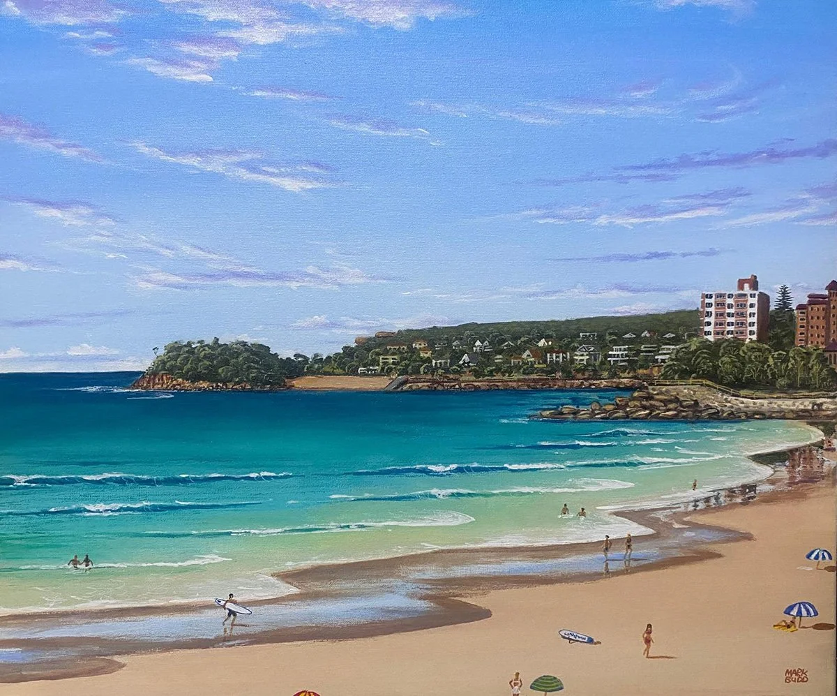 Manly Beach  - Manly, Sydney, Australia / 60 x 30 Cm