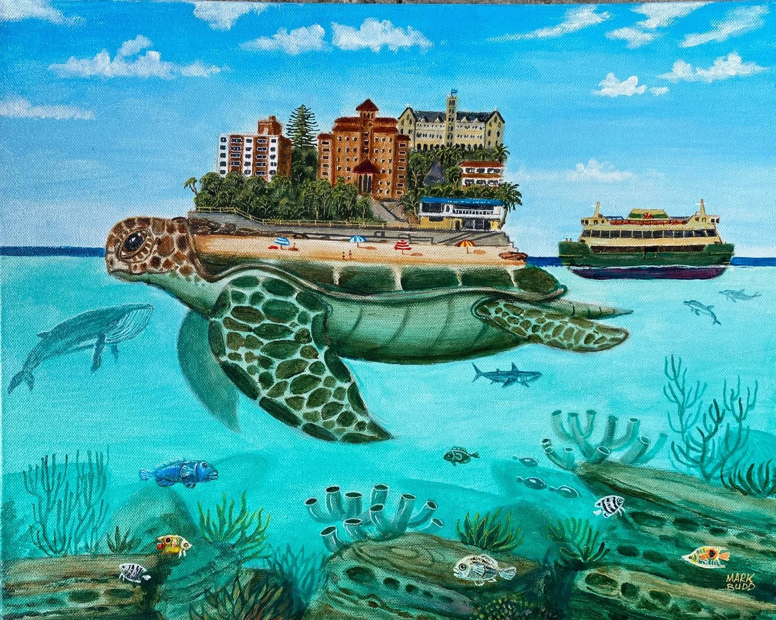 Manly Beach Turtle – Sydney, Australia-mark-budd-art.jpg