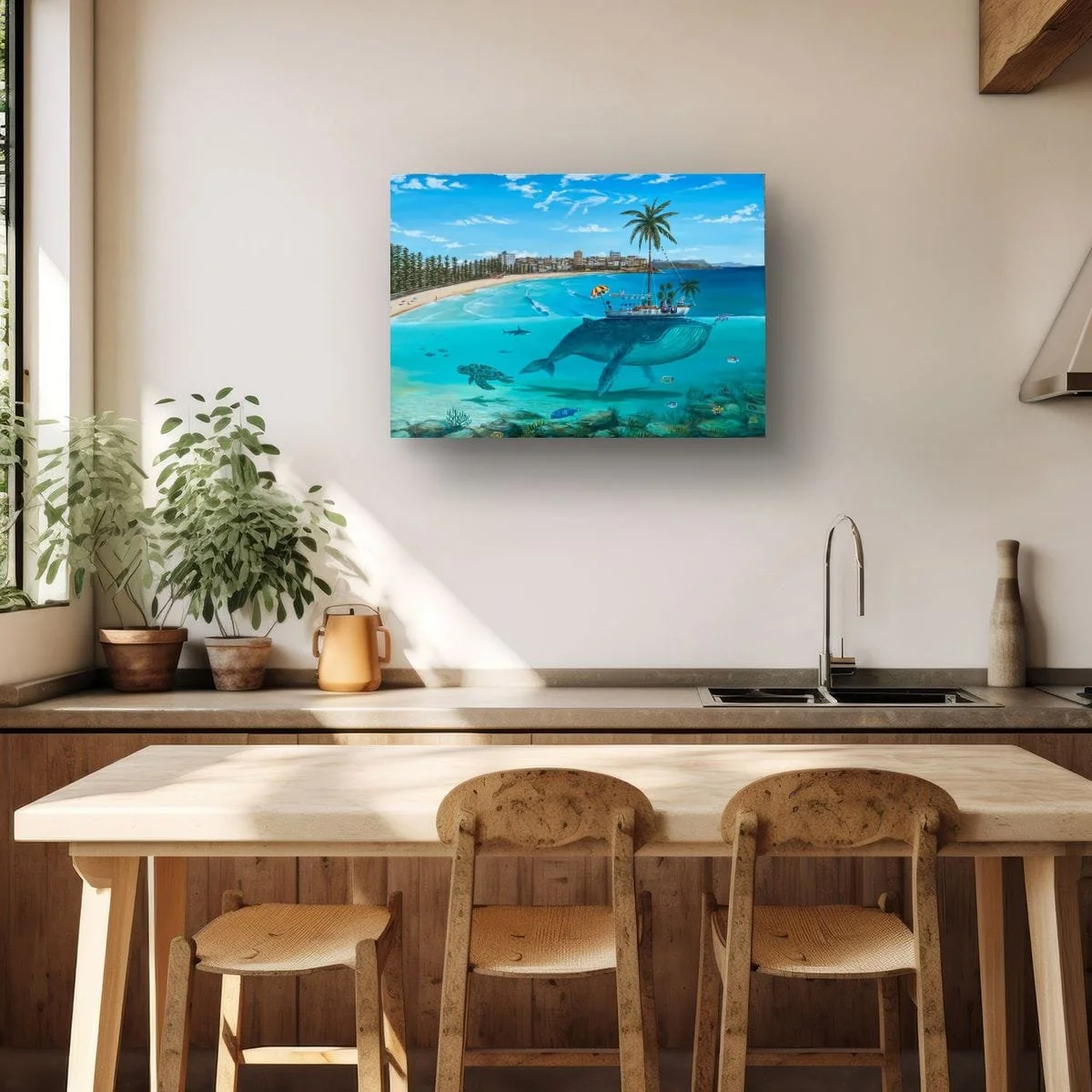 arty-the-dog-adventures-floating-boat-tropical-ocean-painting-manly-beach.jpeg