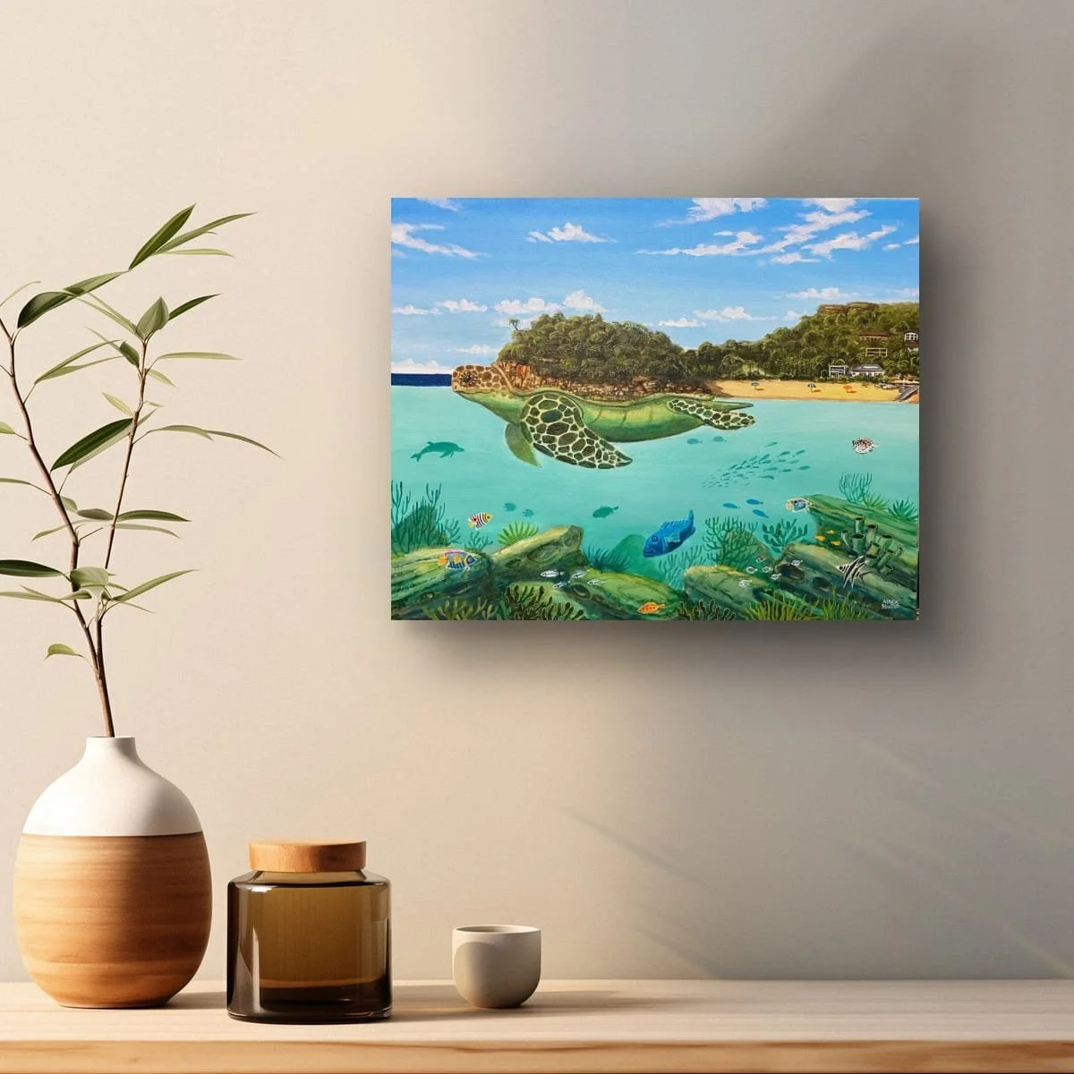 Turtle-of-Shelly-Beach-painting-40x50.jpeg