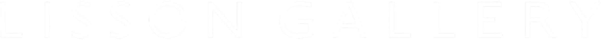 Schwarz-weiß Logo mit dem Text "LISS ON GALLERY" in großen, weißen Buchstaben auf schwarzem Hintergrund.