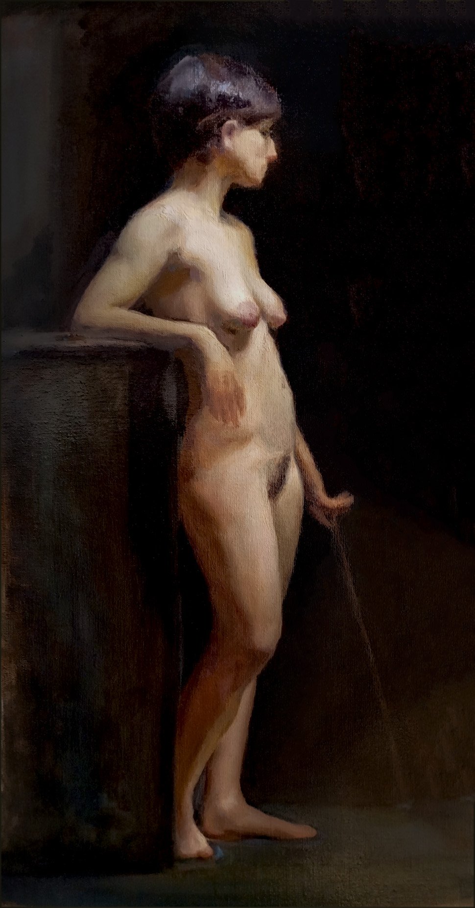  ACADEMIC PAINTING: FEMALE - LIFE LONG POSE  -  OIL     (Second Year) 