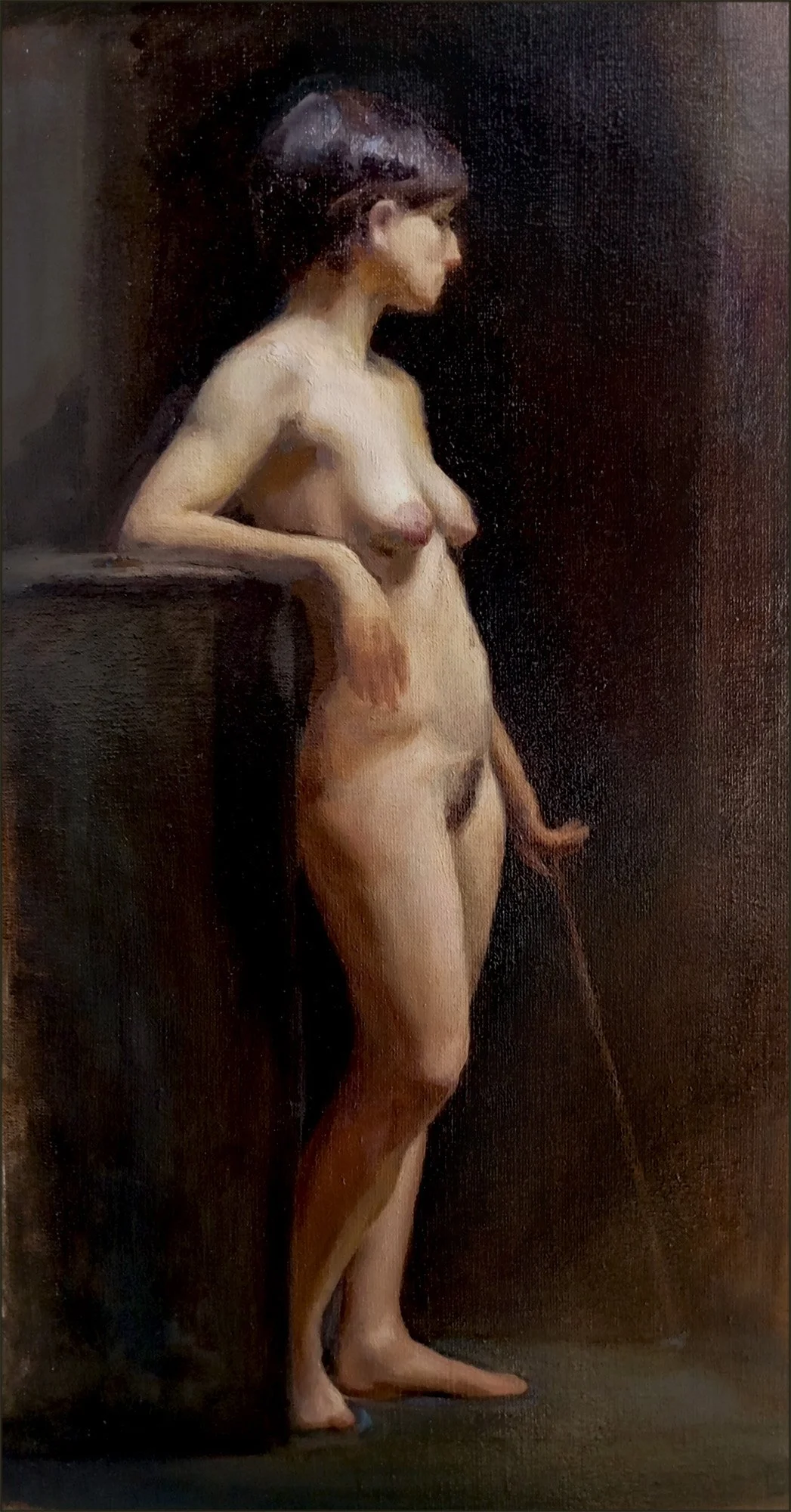  ACADEMIC PAINTING: FEMALE - LIFE LONG POSE  -  OIL     (Second Year) 